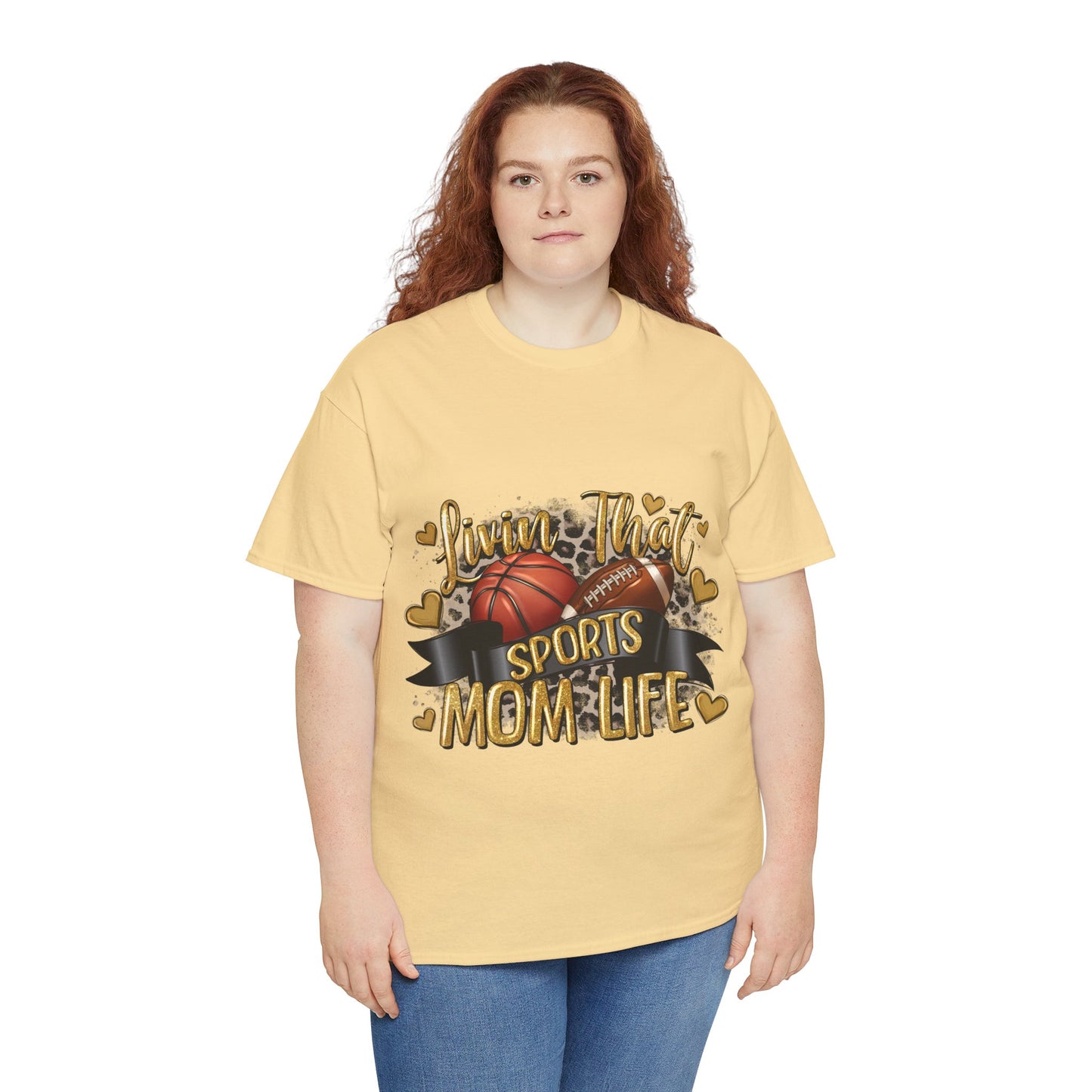 Sports Life Mom Unisex Heavy Cotton Tee