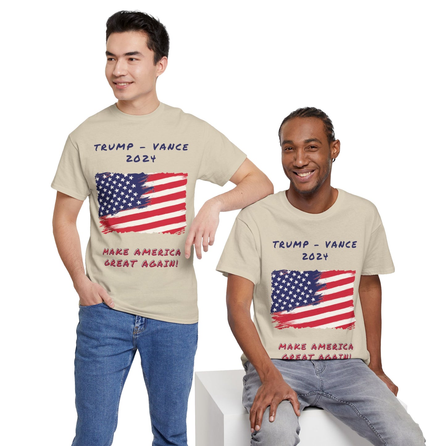 Trump Vance Unisex Heavy Cotton Tee