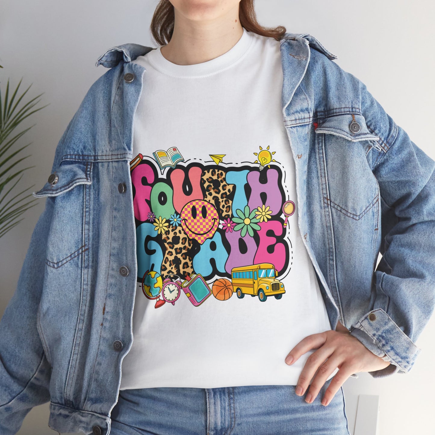 Fourth Grade Unisex Heavy Cotton Tee