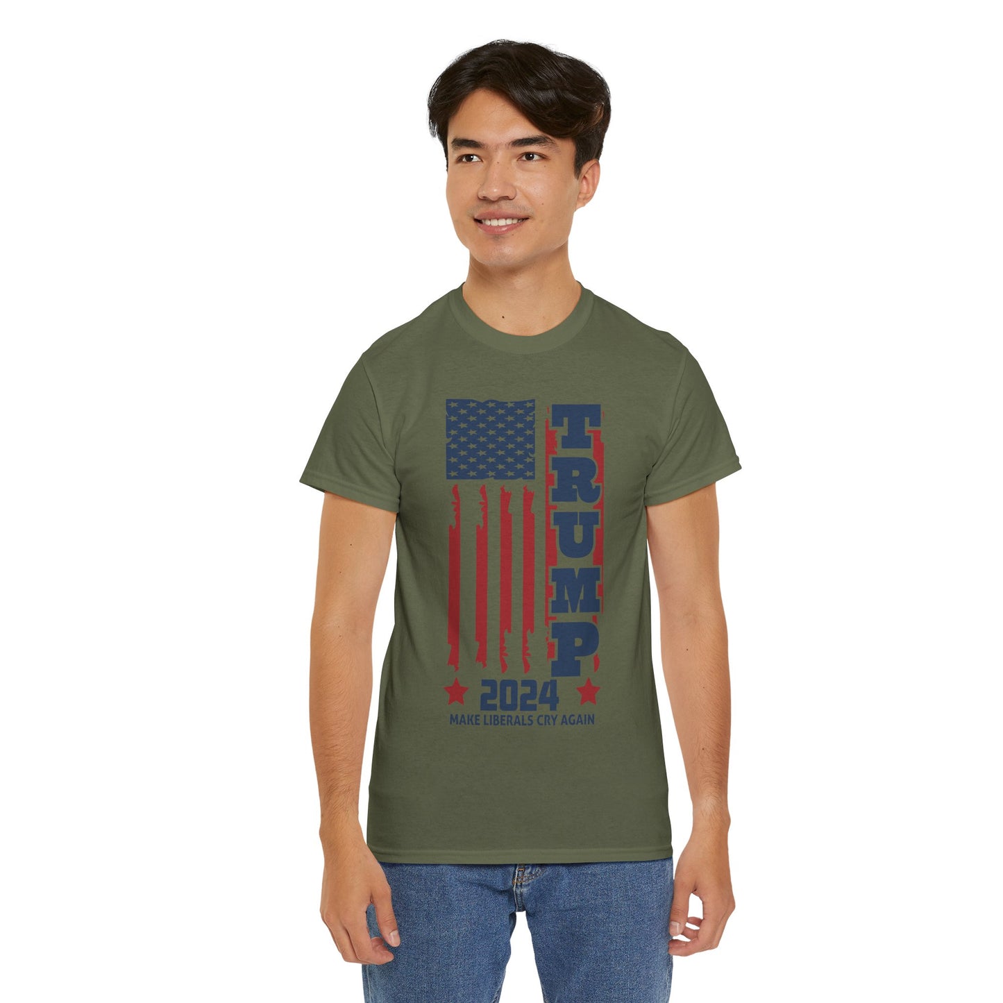 Trump 2024 A Unisex Heavy Cotton Tee