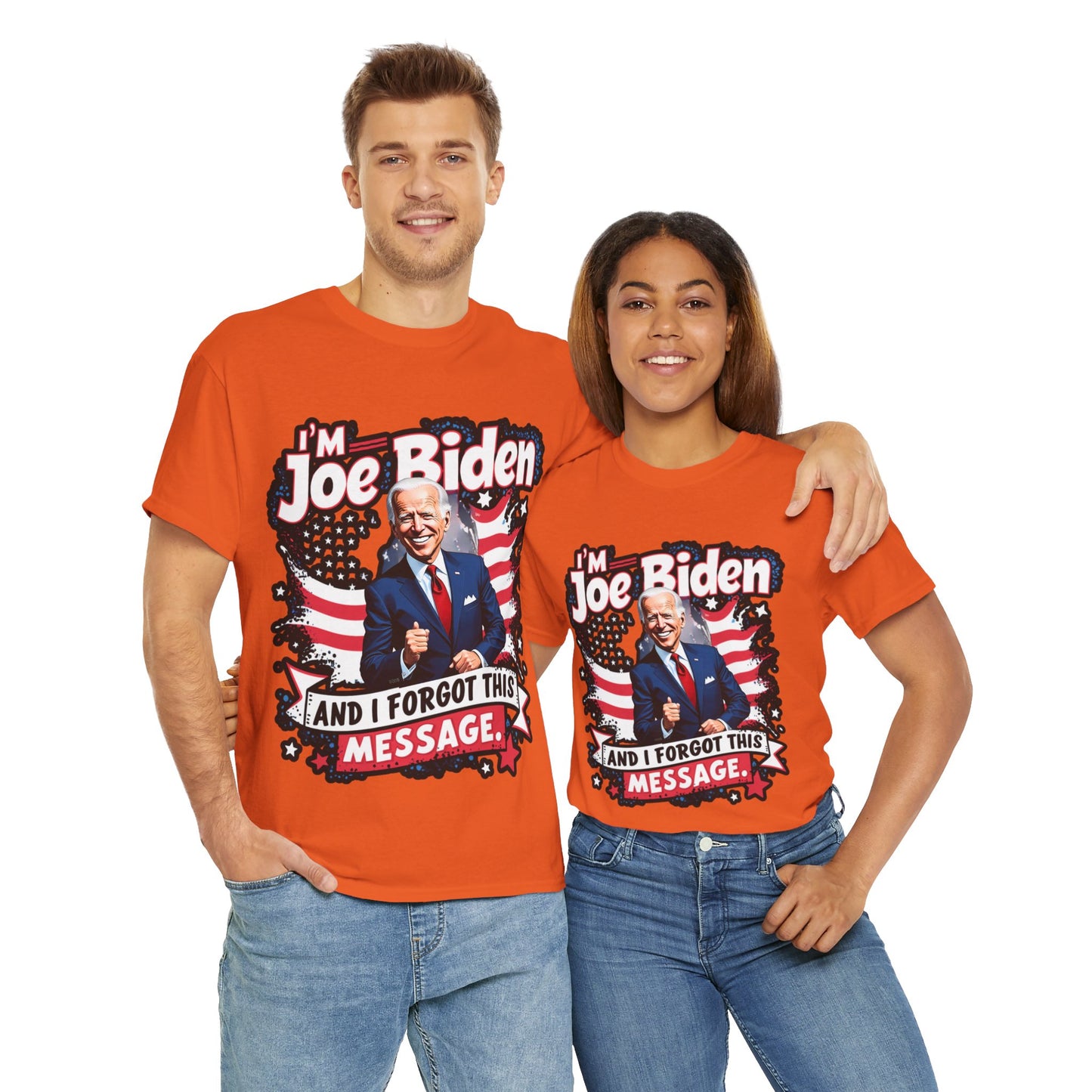 Biden I Forgot Unisex Heavy Cotton Tee