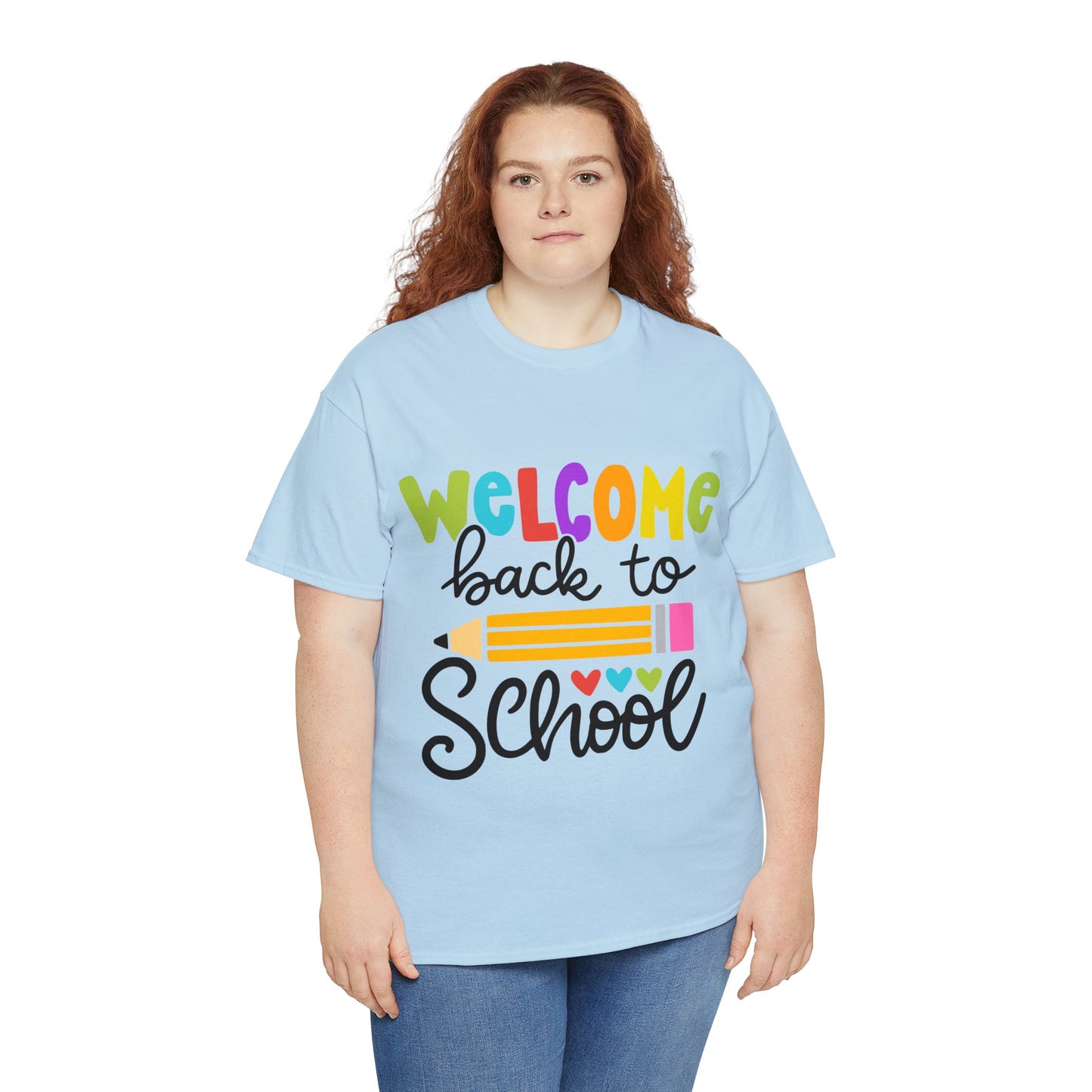 Welcome Back To School Unisex Heavy Cotton Tee