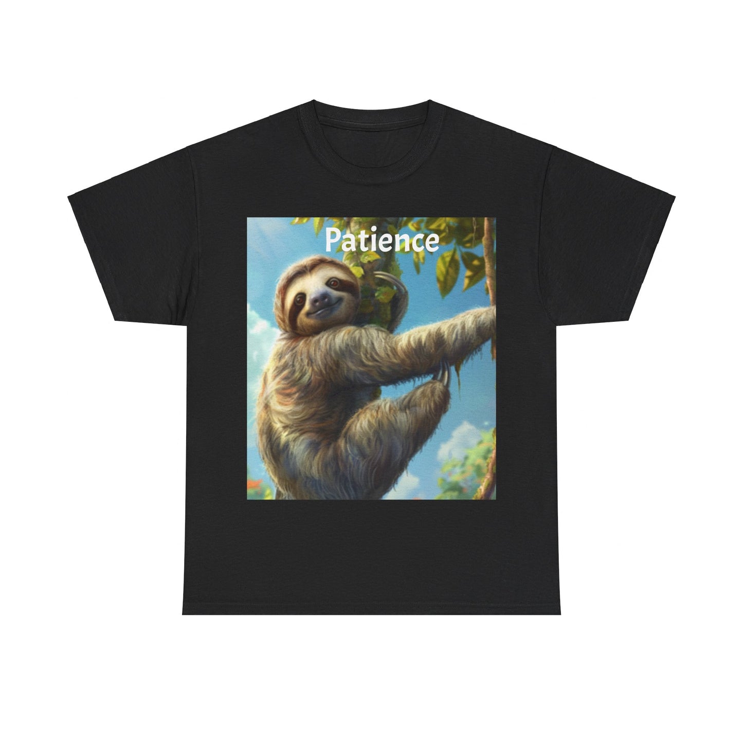 Sloth Patience Unisex Heavy Cotton Tee