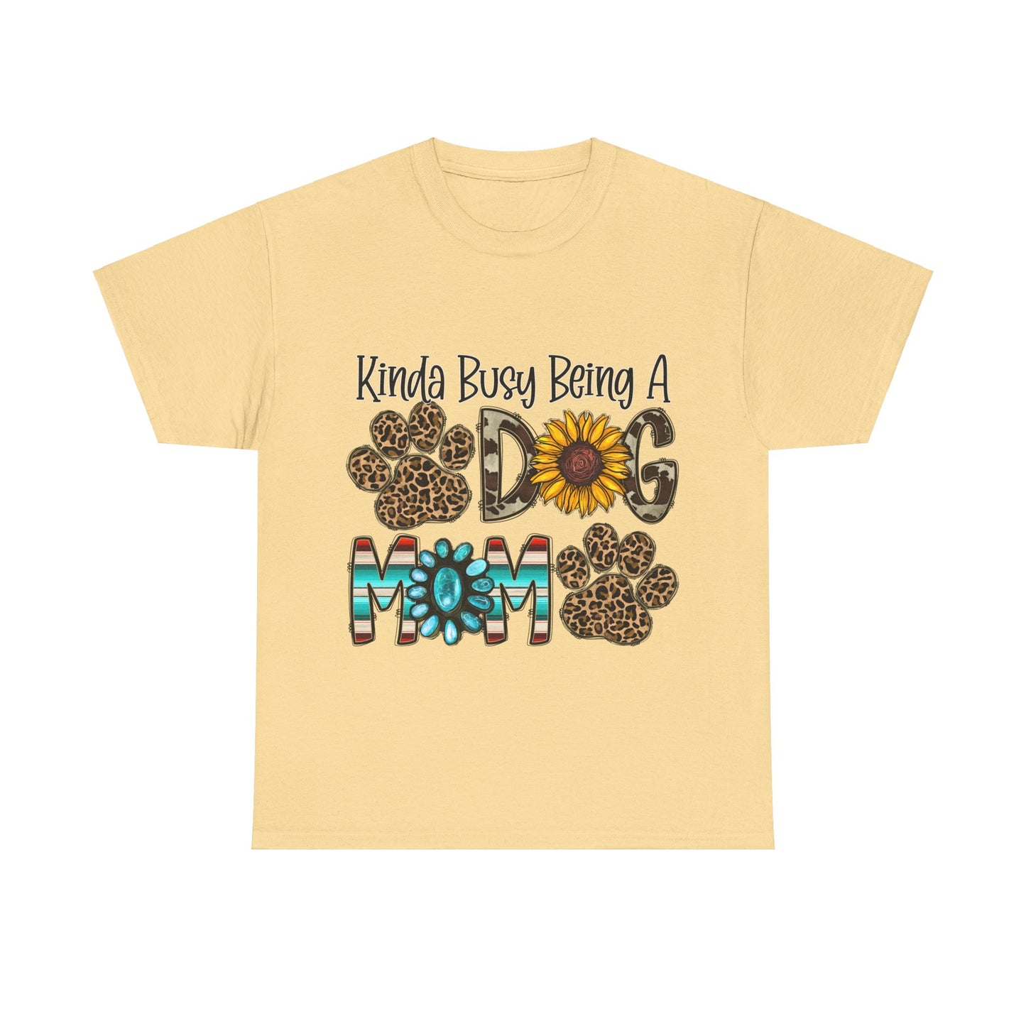 Busy Dog Mom Unisex Heavy Cotton Tee