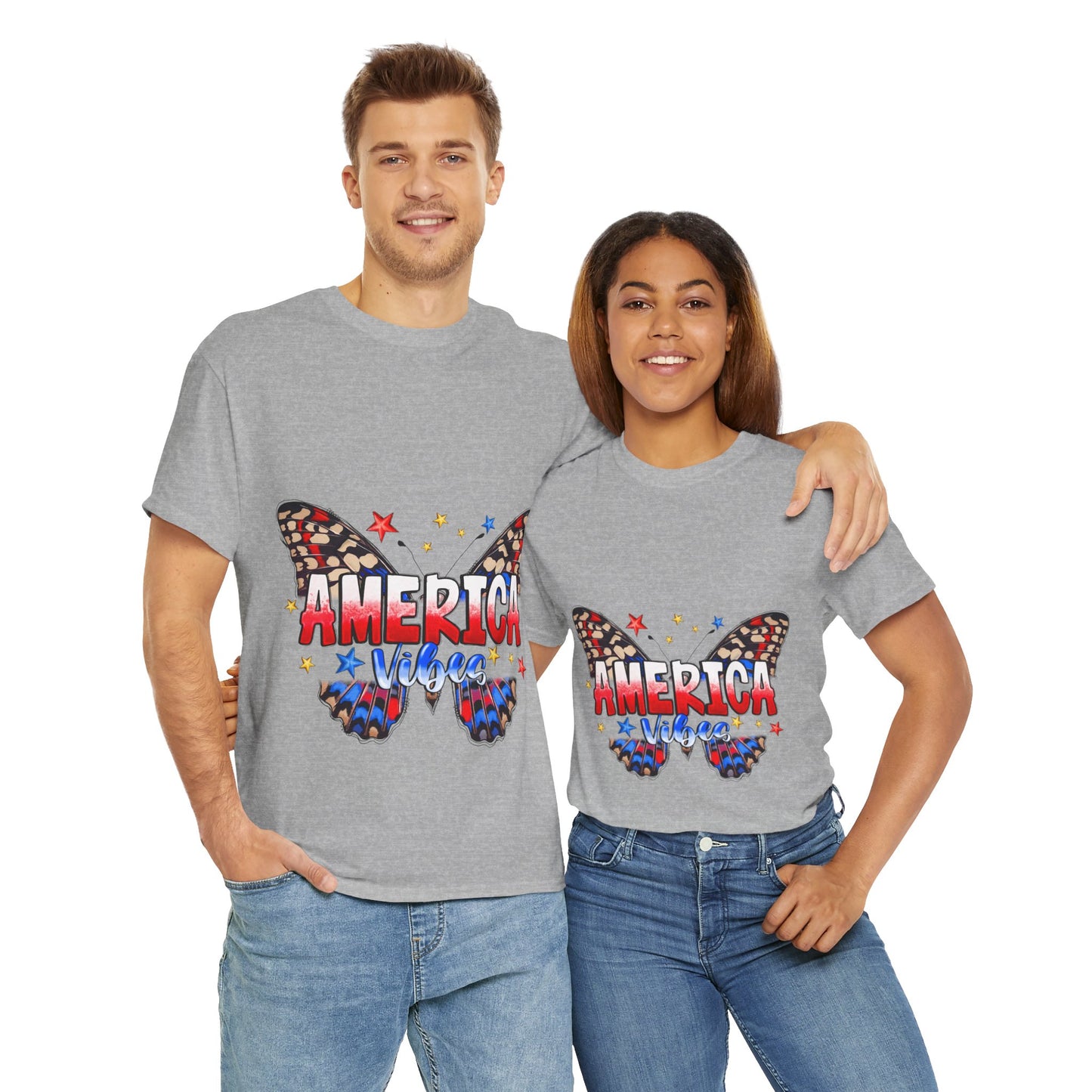 America Vibes Unisex Heavy Cotton Tee