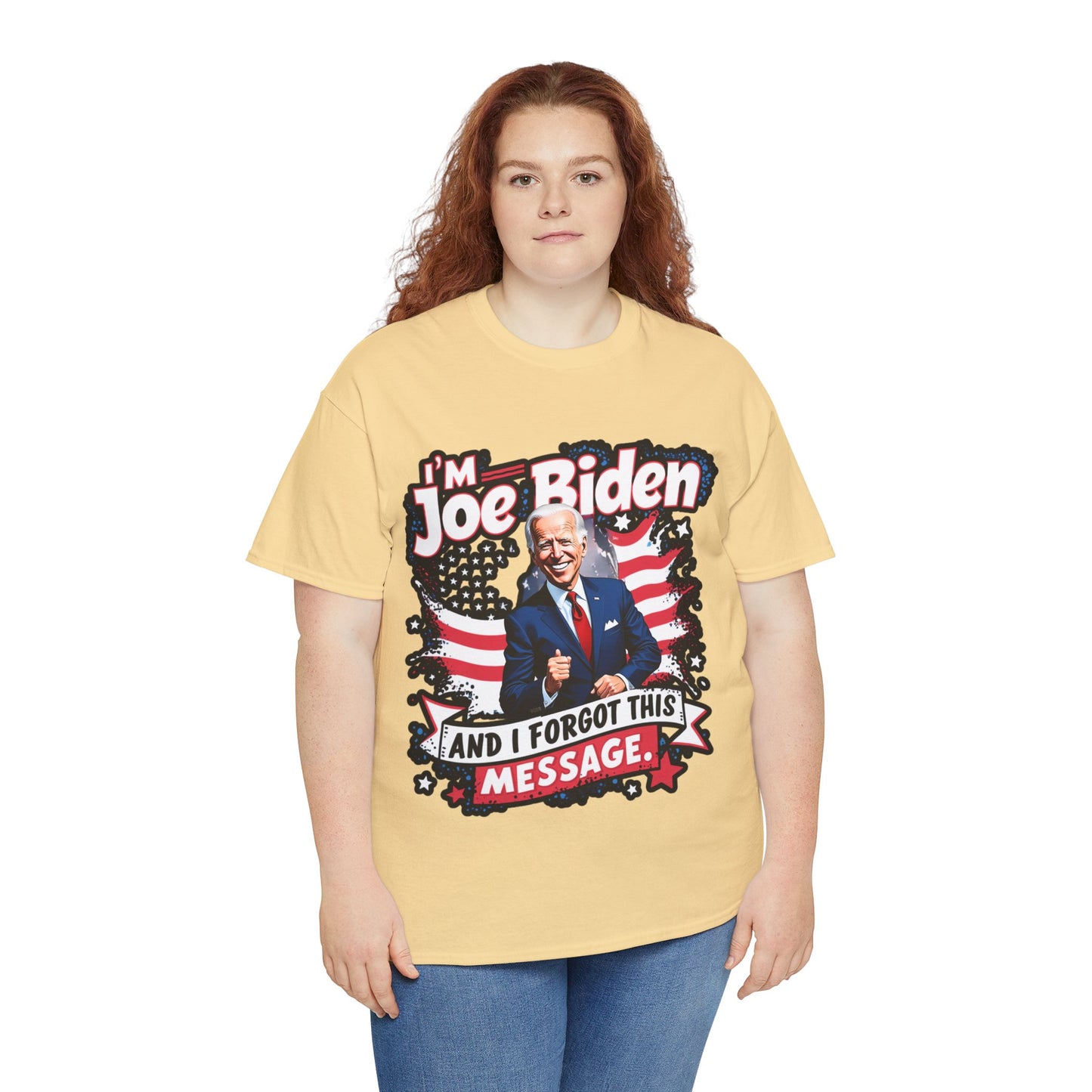 Biden I Forgot Unisex Heavy Cotton Tee