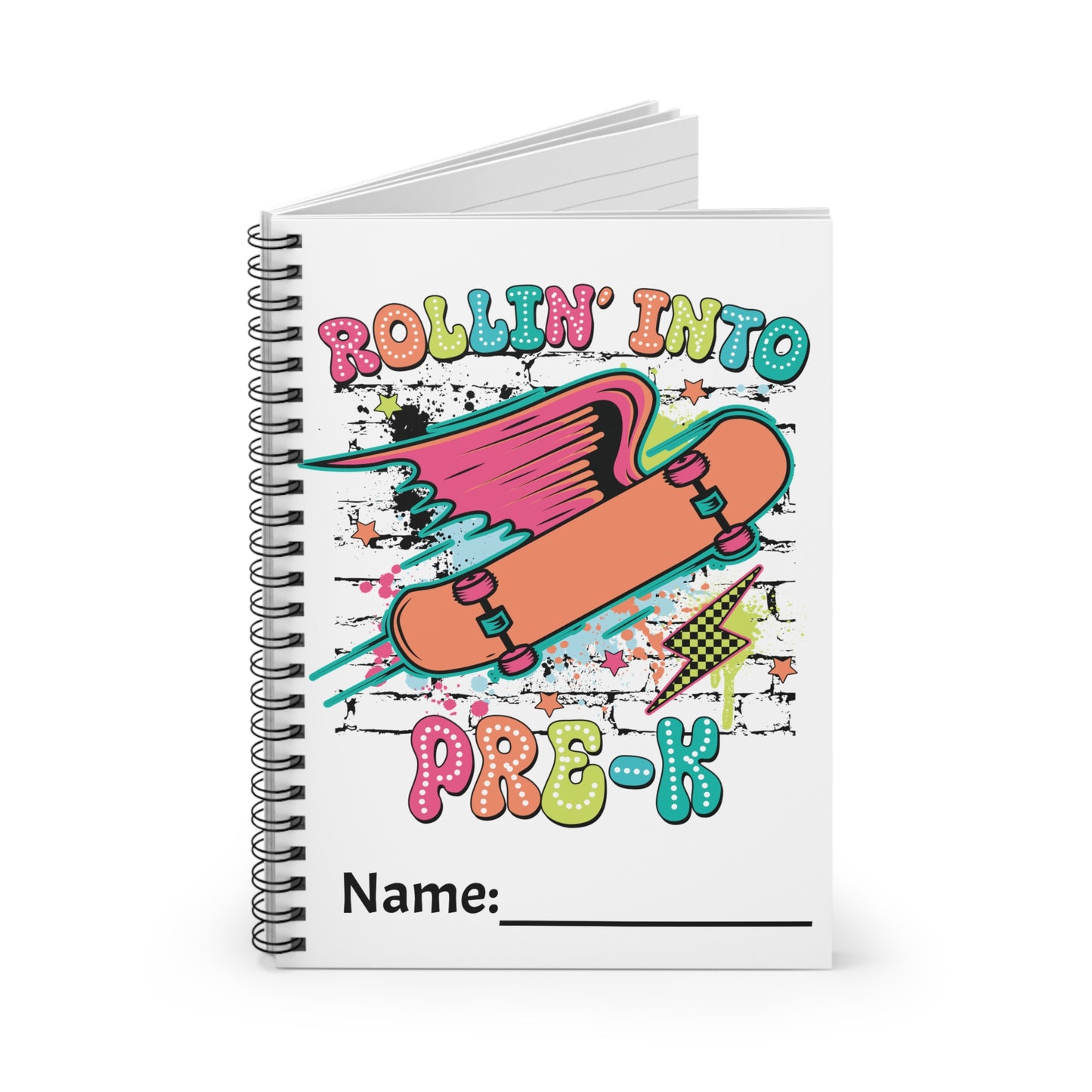 Pre K Spiral Notebook - Ruled Line