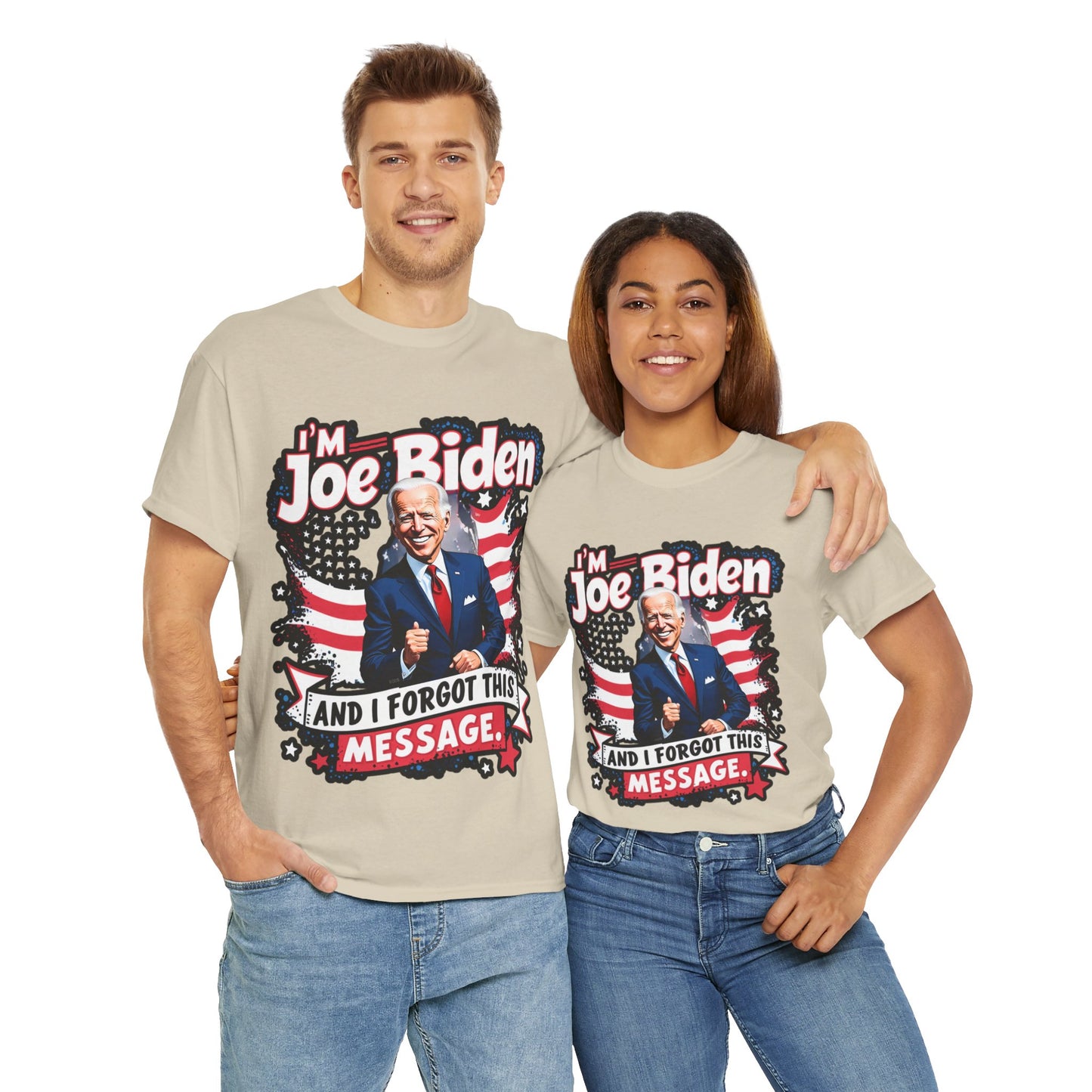 Biden I Forgot Unisex Heavy Cotton Tee