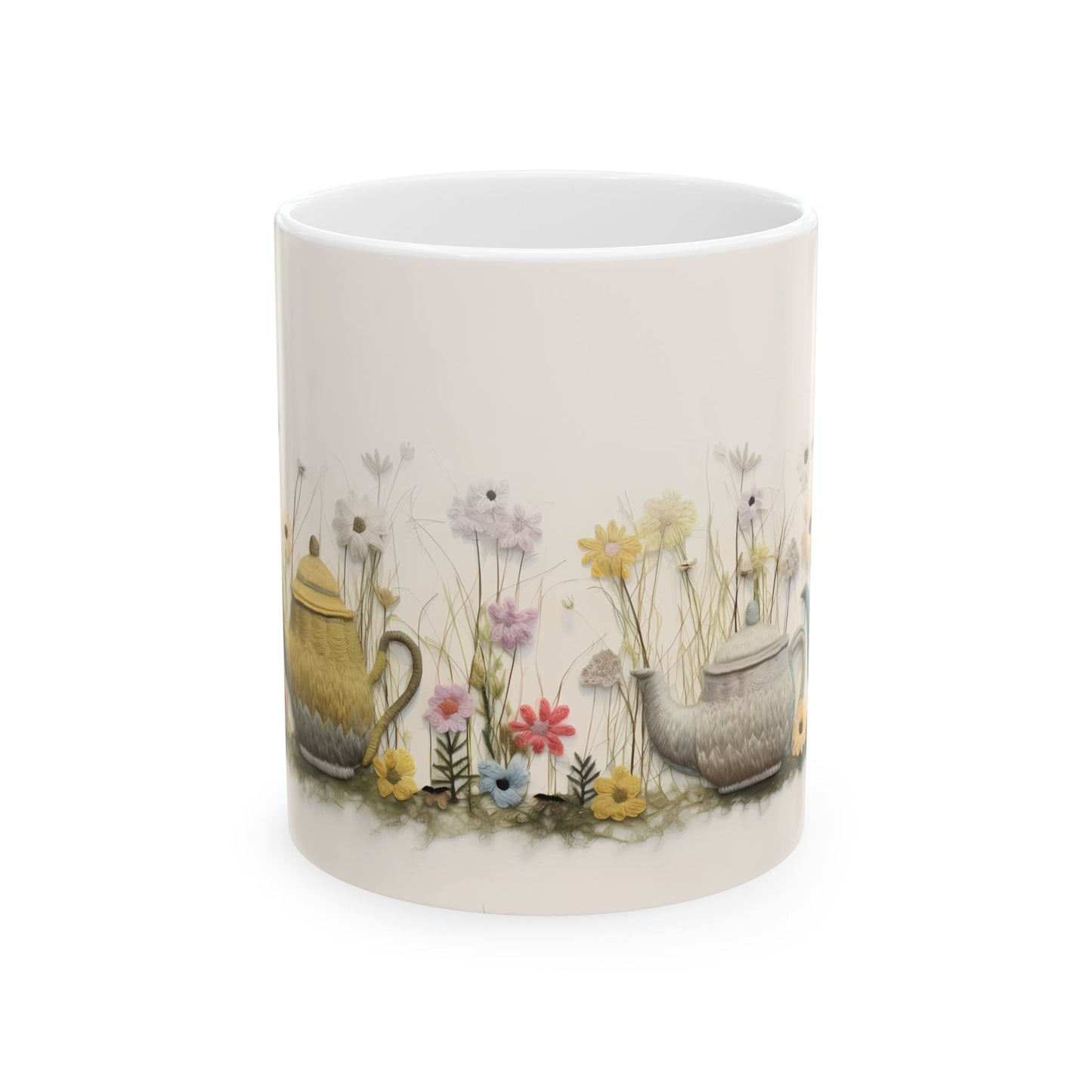 Tea Time Ceramic Mug, (11oz, 15oz)