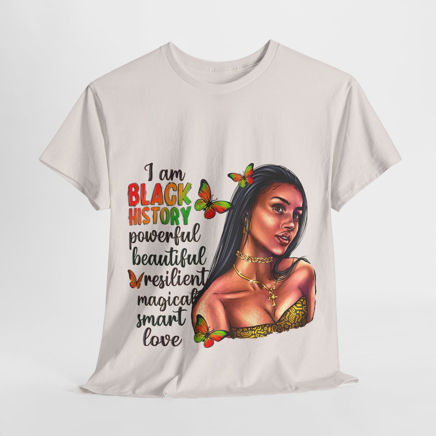 I Am Black History Unisex Heavy Cotton Tee