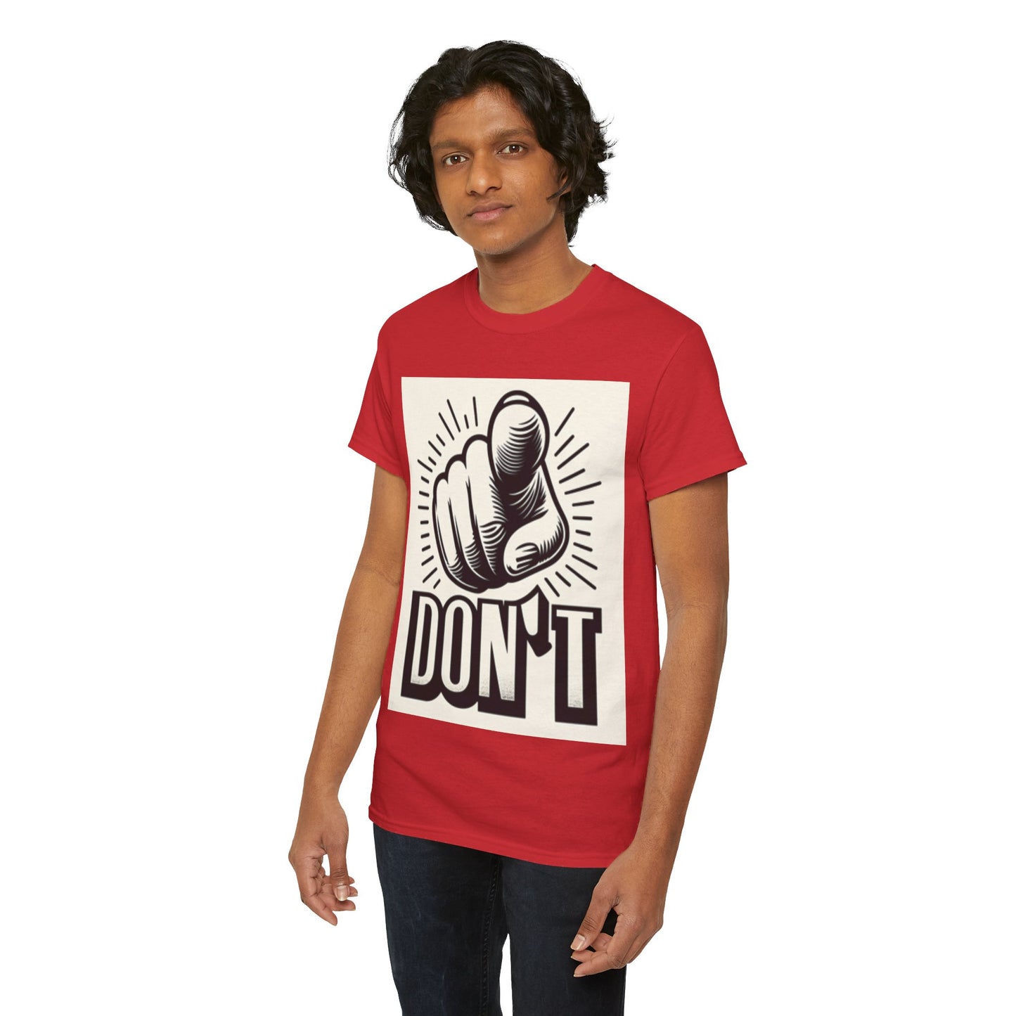 Don't Finger Unisex Heavy Cotton Tee