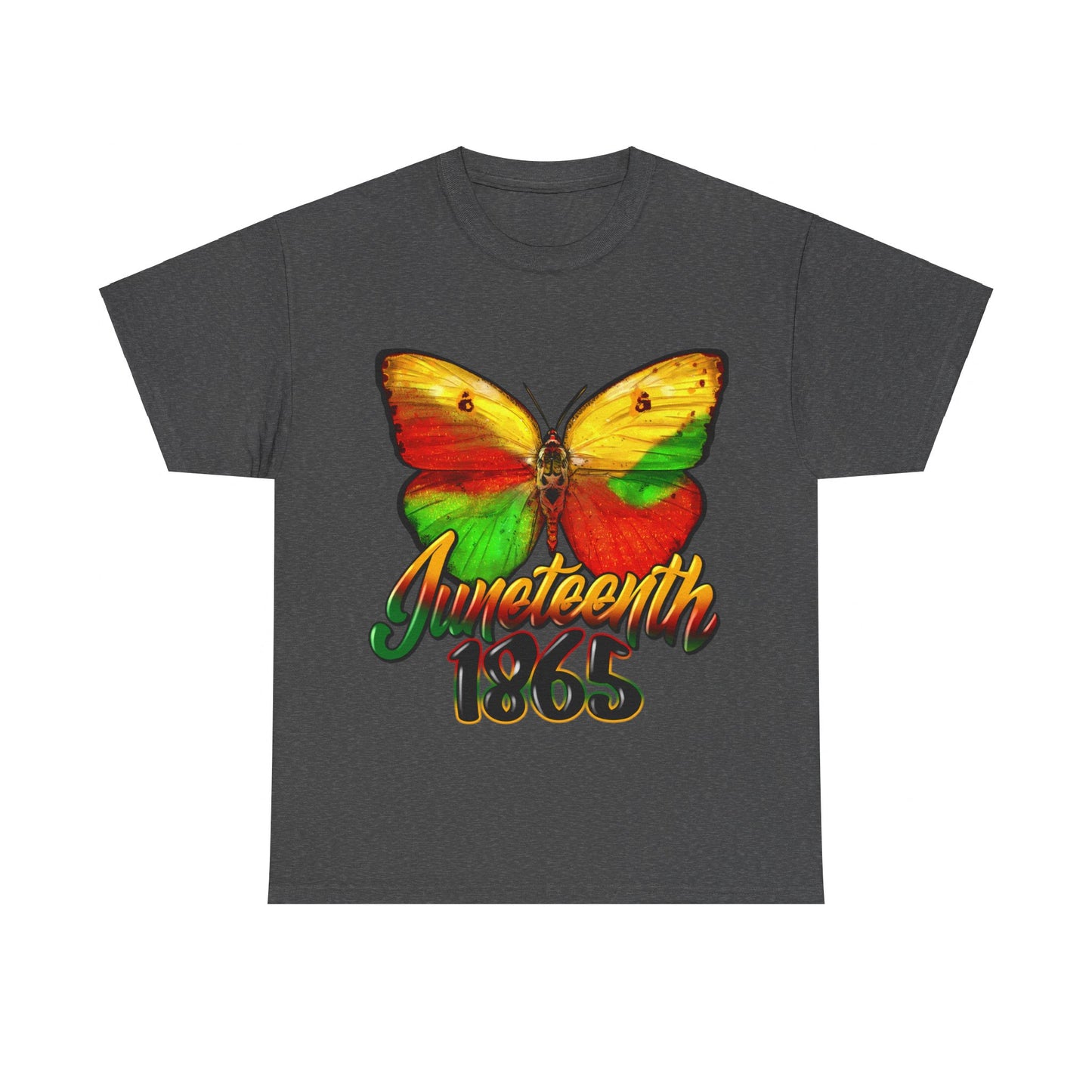 Juneteenth Butterfly Unisex Heavy Cotton Tee