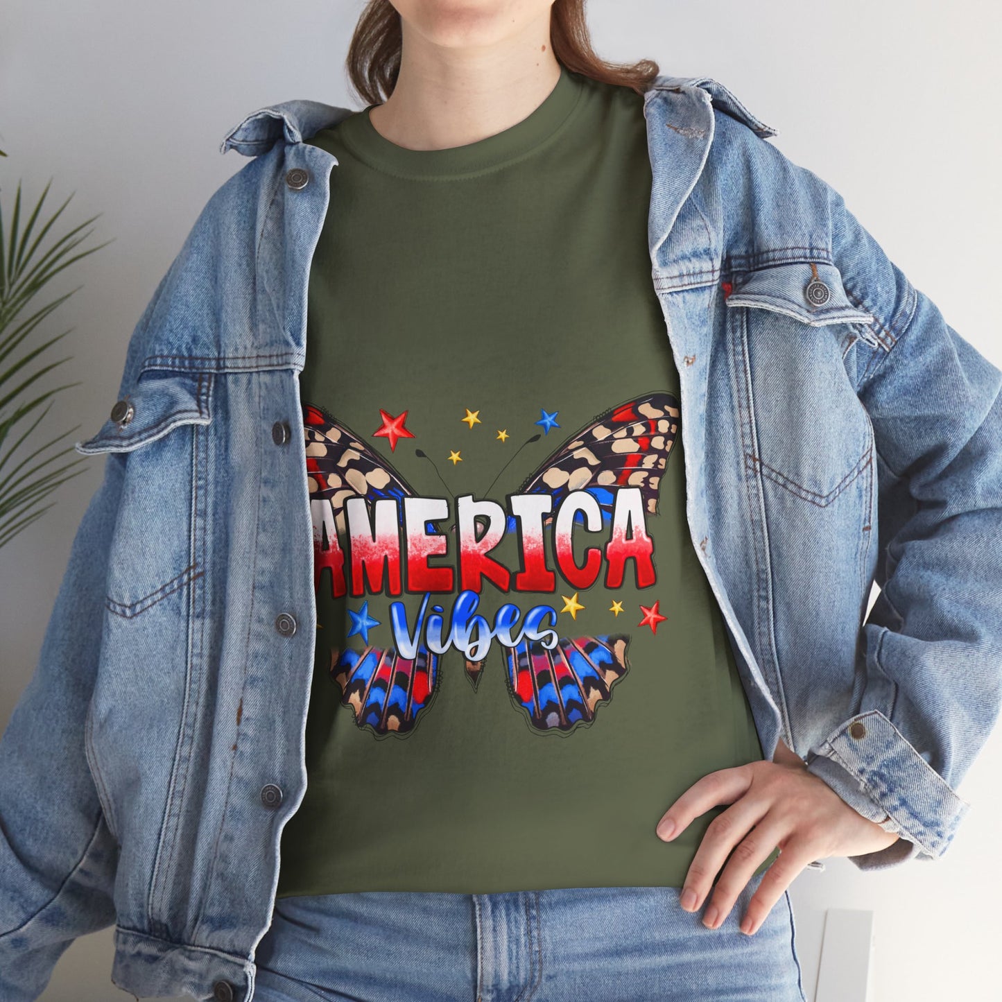 America Vibes Unisex Heavy Cotton Tee