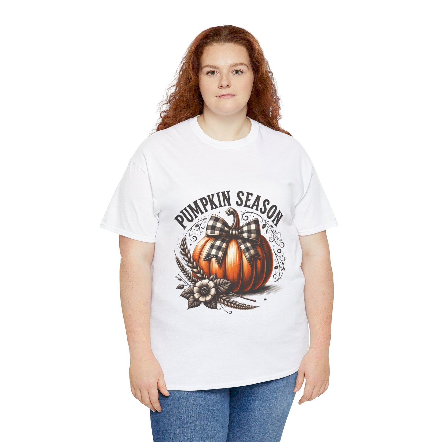 Pumpkin Season Unisex Heavy Cotton Tee