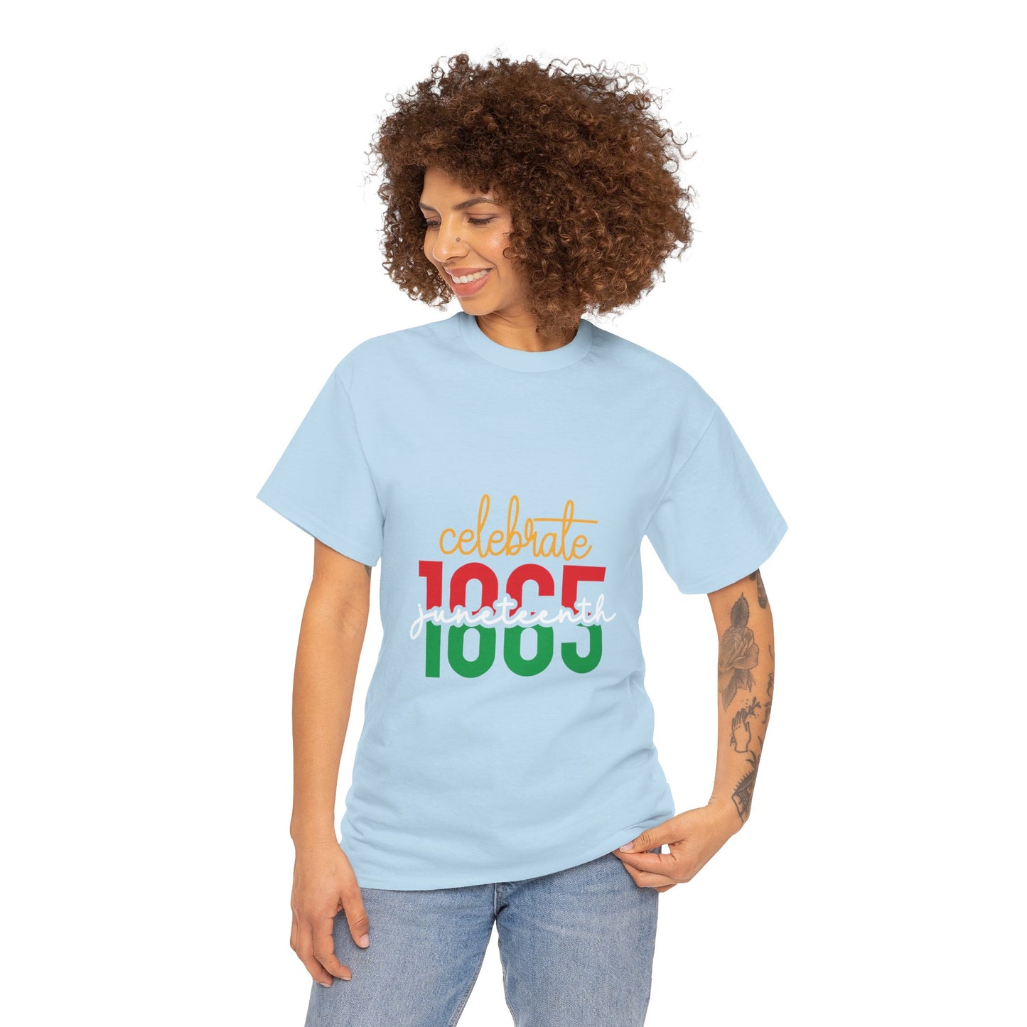 Celebrate Juneteenth Unisex Heavy Cotton Tee