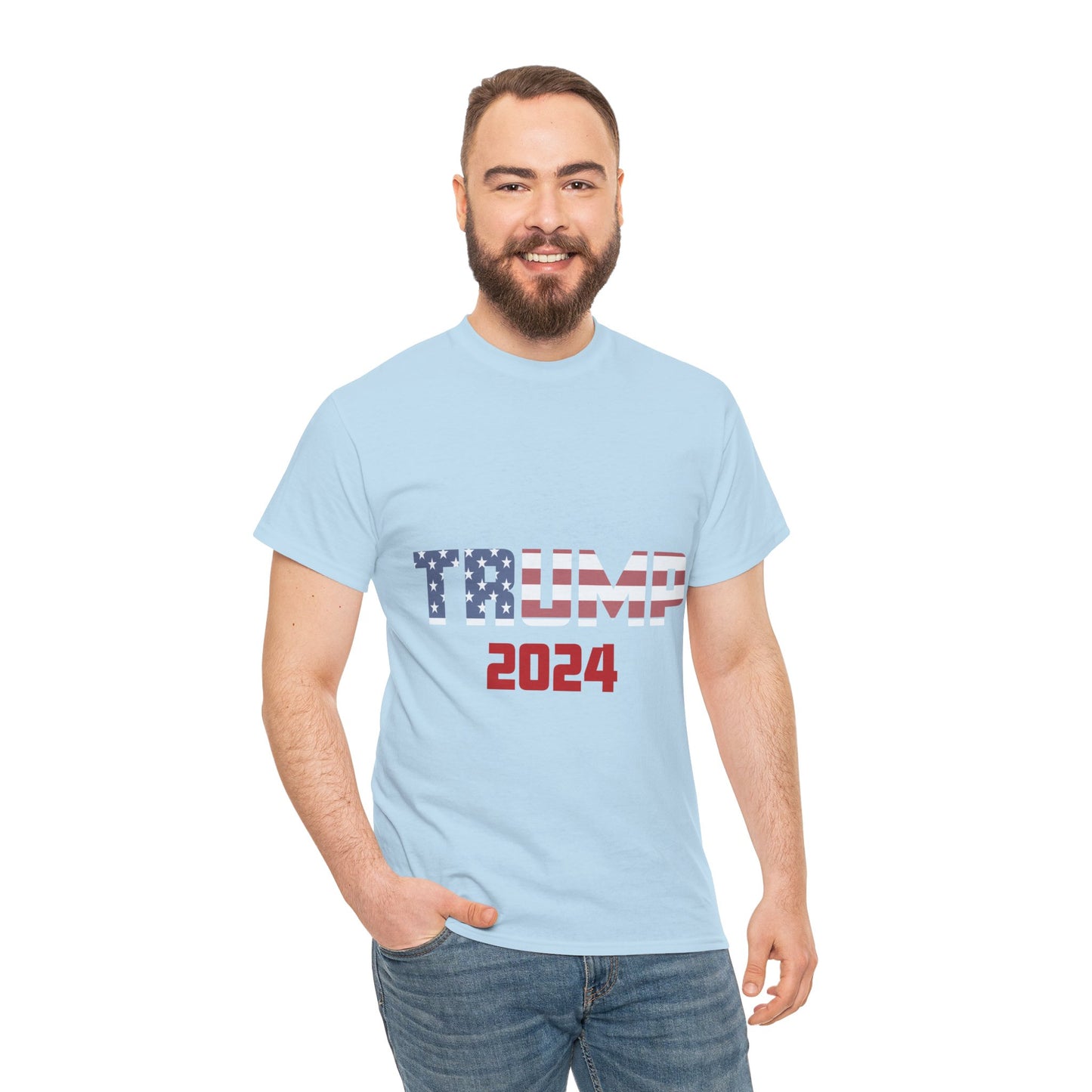 Trump 2024 B Unisex Heavy Cotton Tee