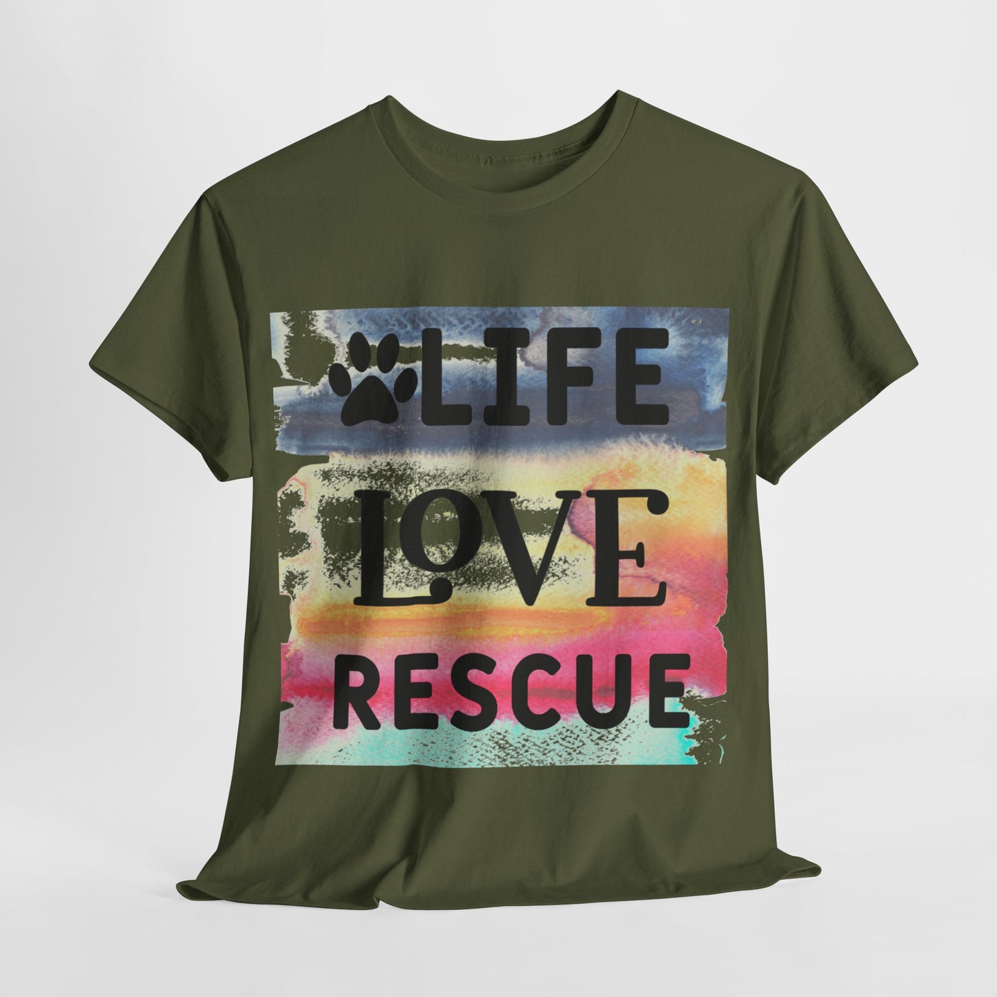 Life Love Rescue Unisex Heavy Cotton Tee