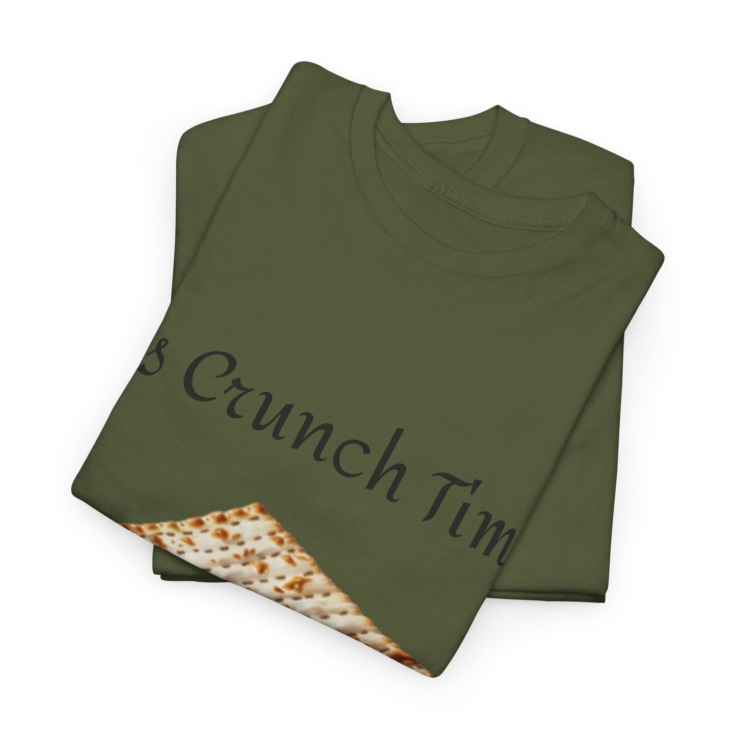 It's Crunch Time Matza Unisex Heavy Cotton Tee