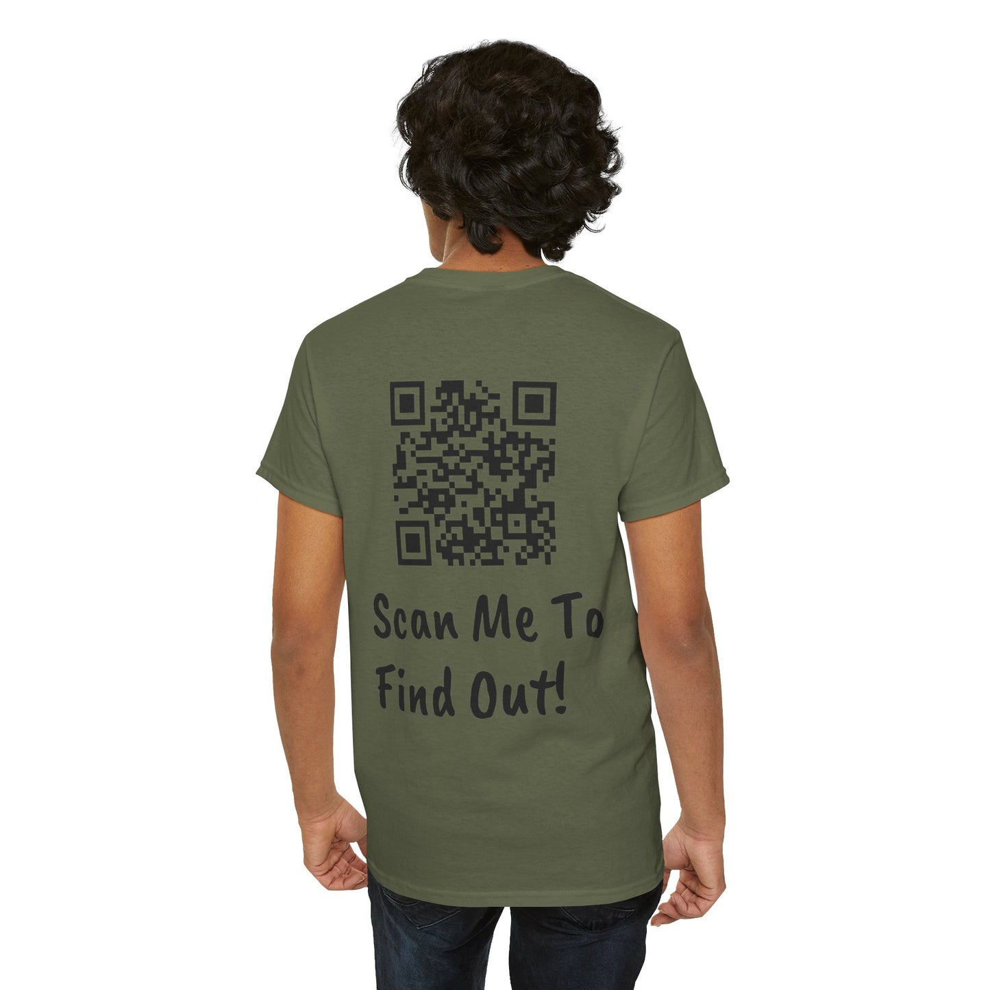 QR Code Unisex Heavy Cotton Tee