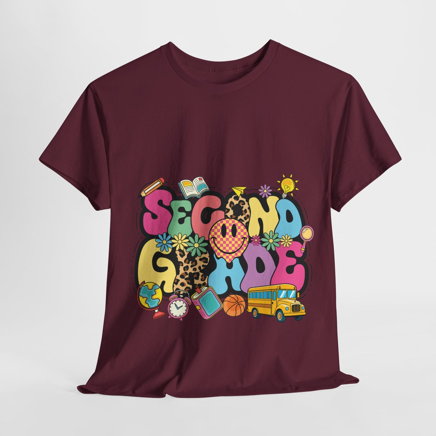 Second Grade Unisex Heavy Cotton Tee