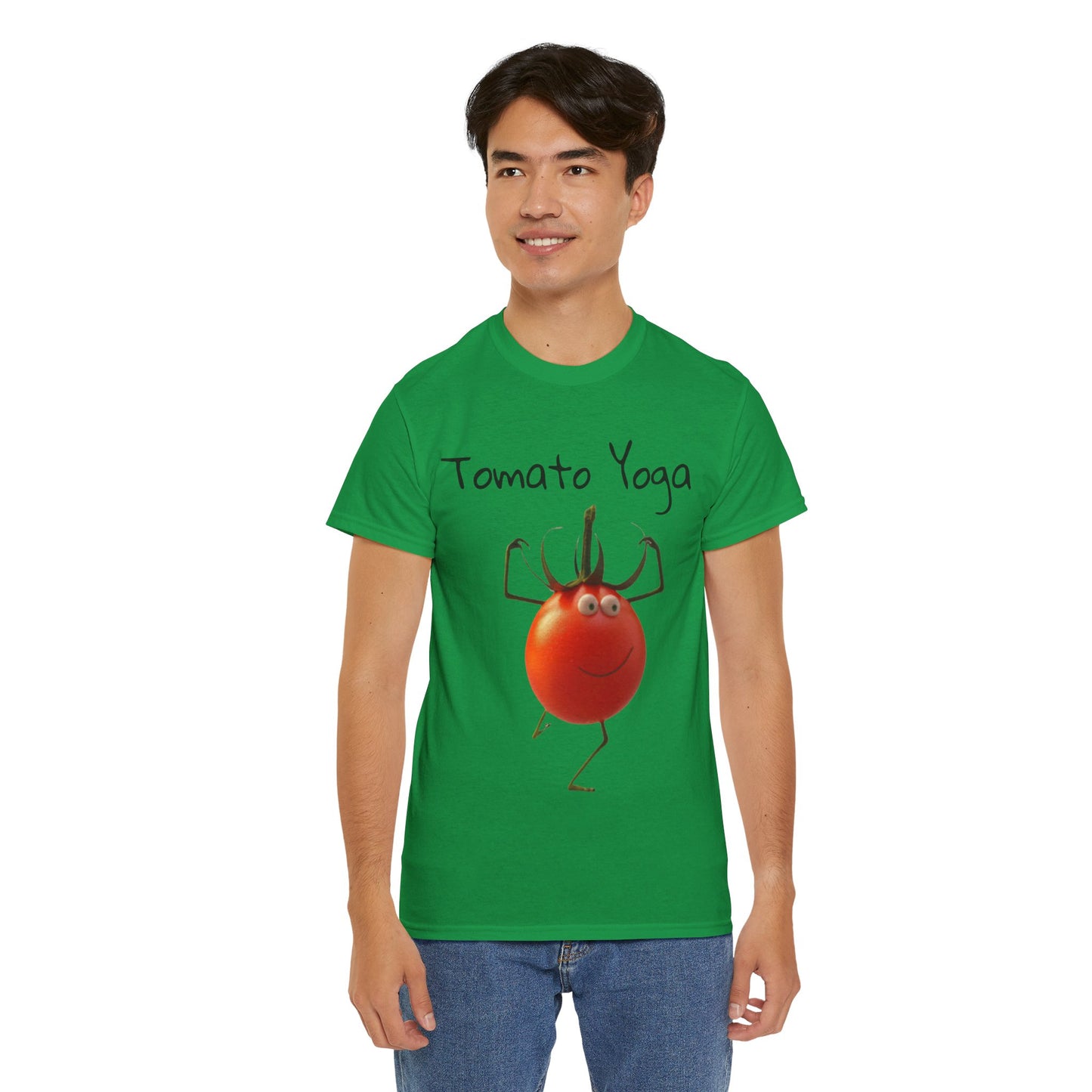 Tomato Yoga Unisex Heavy Cotton Tee