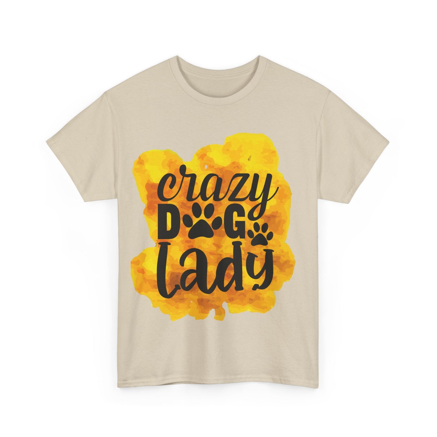 Crazy Dog Lady Unisex Heavy Cotton Tee