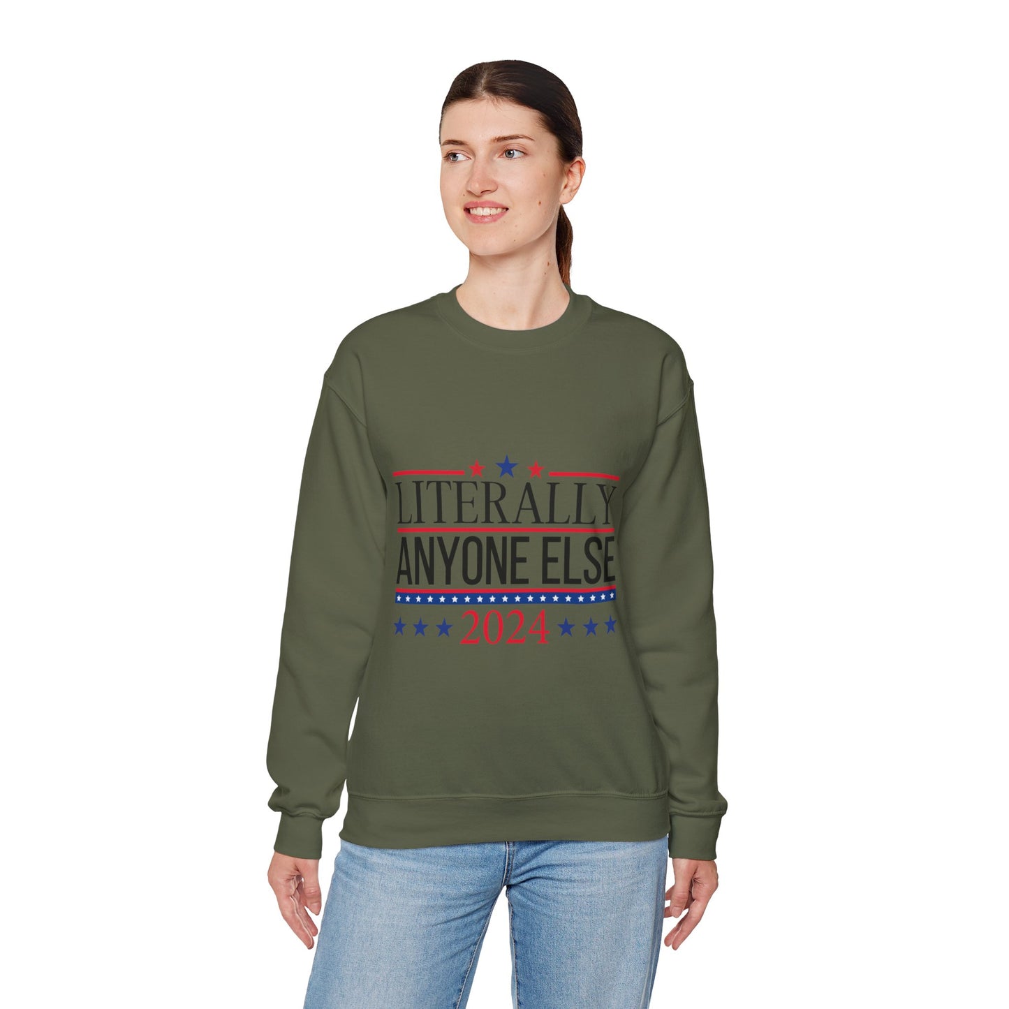 Literally Anyone Else 2024 Unisex Heavy Blend™ Crewneck Sweatshirt