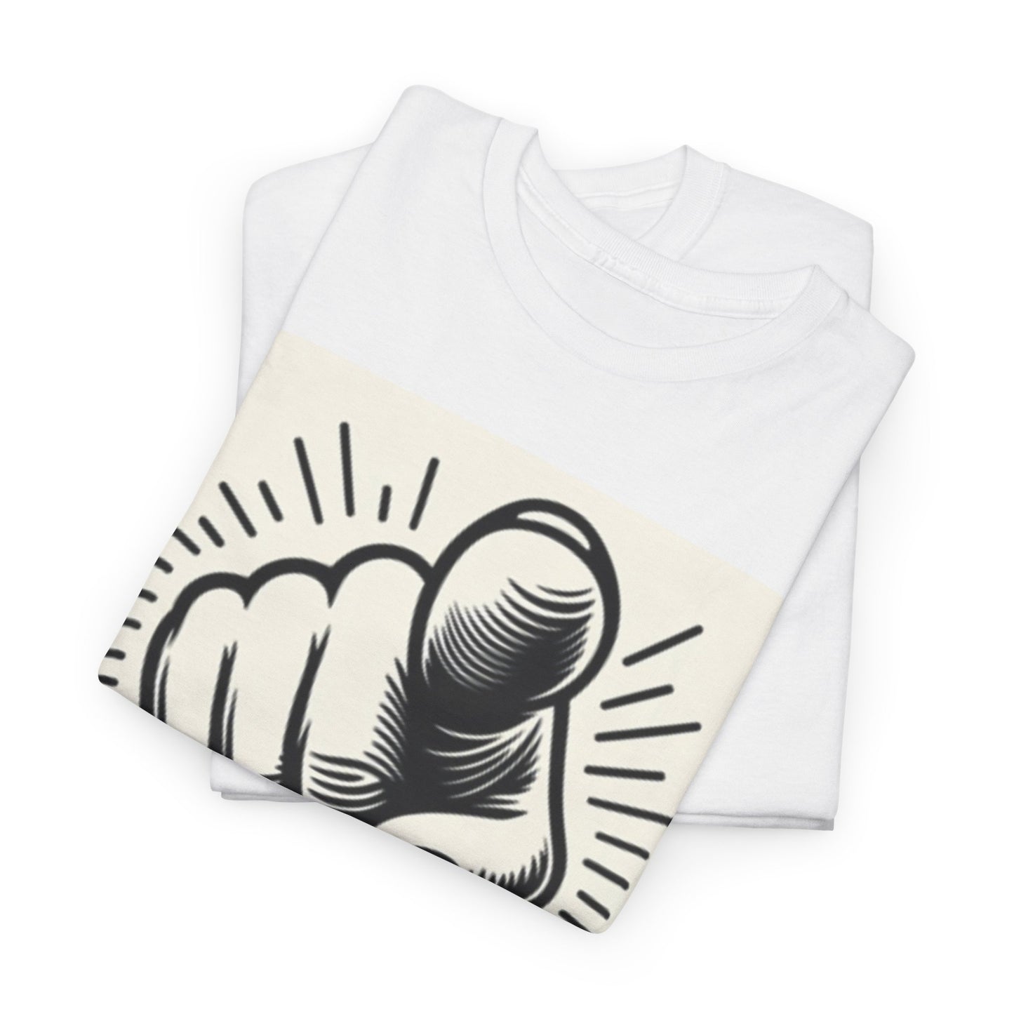 Don't Finger Unisex Heavy Cotton Tee