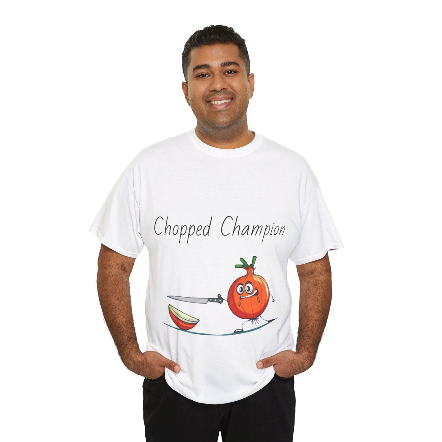 Chopped Champion Unisex Heavy Cotton Tee