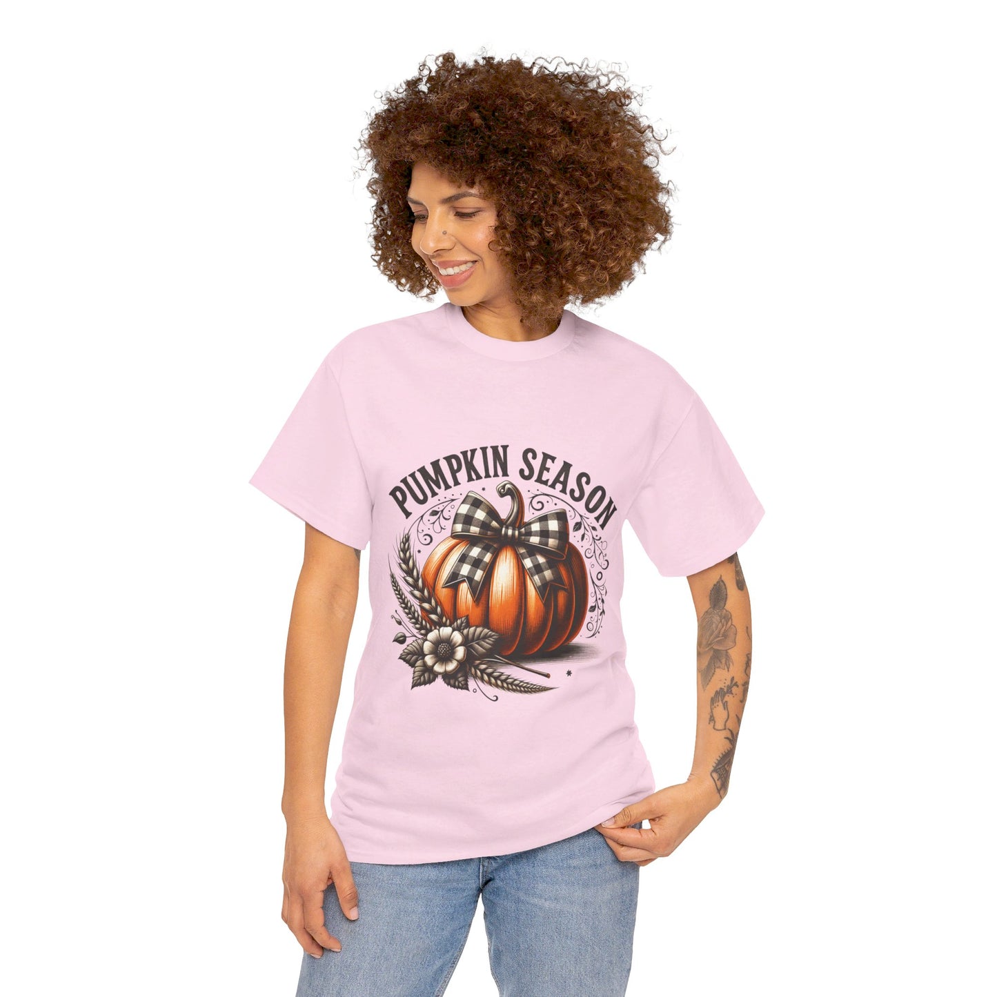 Pumpkin Season Unisex Heavy Cotton Tee