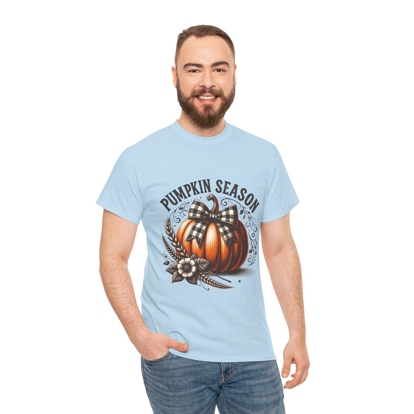 Pumpkin Season Unisex Heavy Cotton Tee