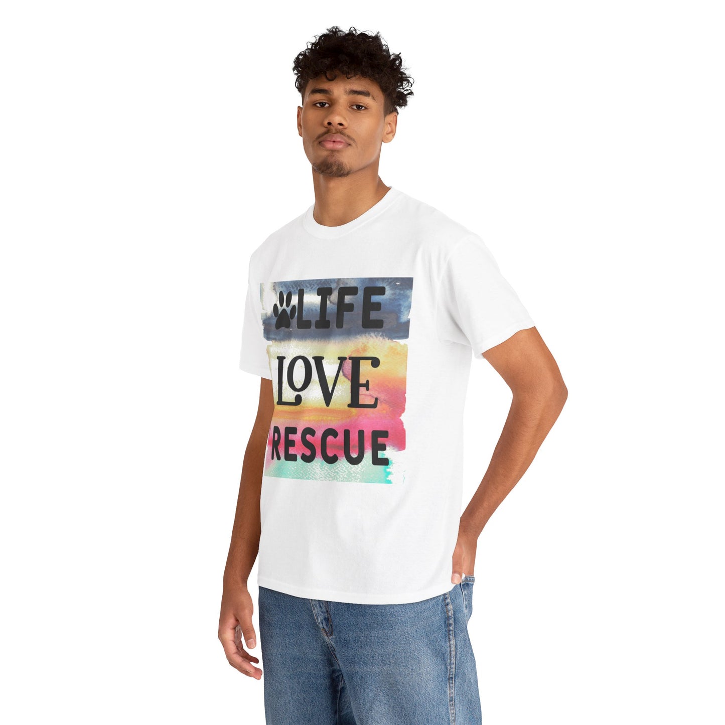 Life Love Rescue Unisex Heavy Cotton Tee