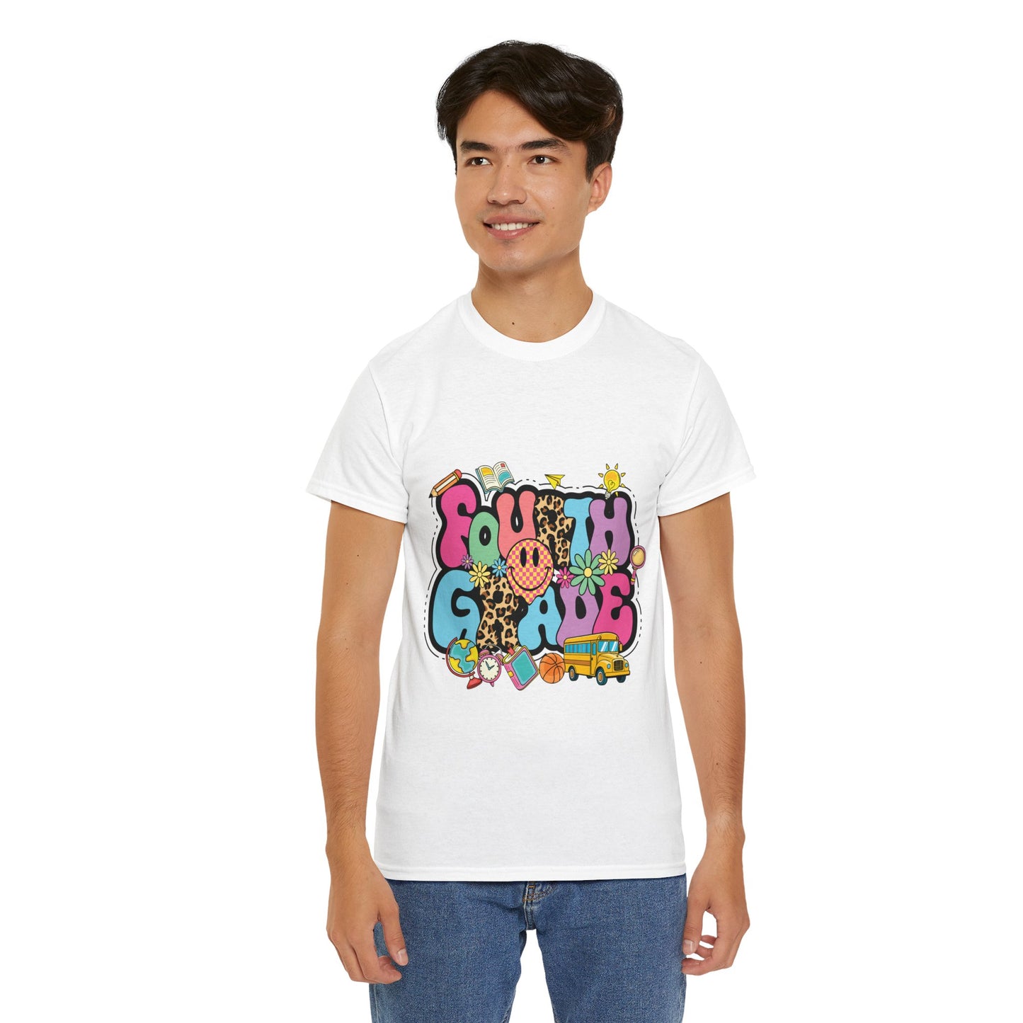 Fourth Grade Unisex Heavy Cotton Tee