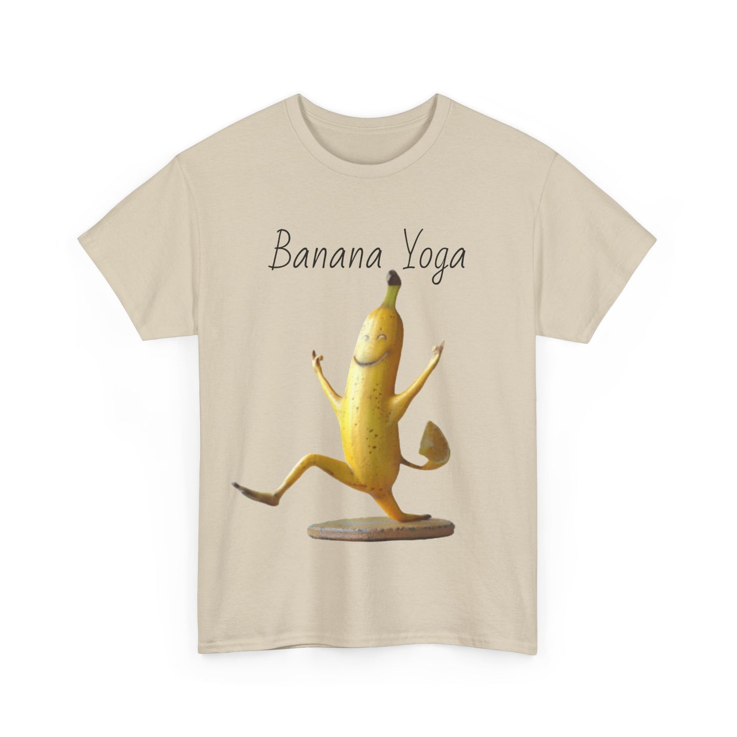 Banana Yoga2 Unisex Heavy Cotton Tee