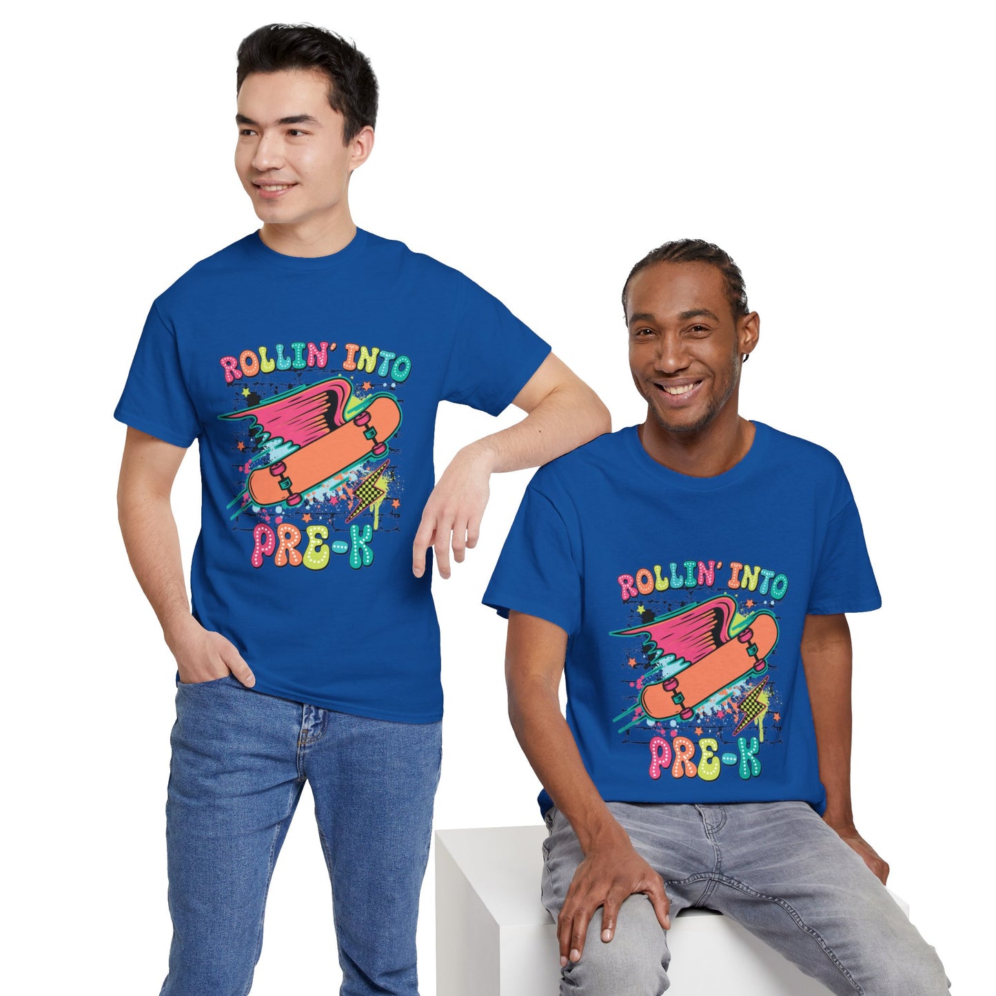 Rockin Into Pre K Unisex Heavy Cotton Tee