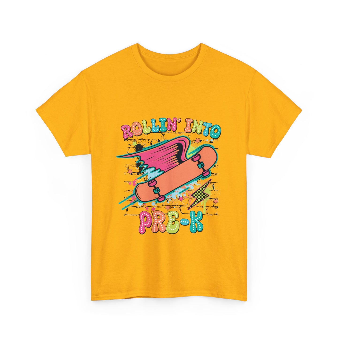 Rockin Into Pre K Unisex Heavy Cotton Tee