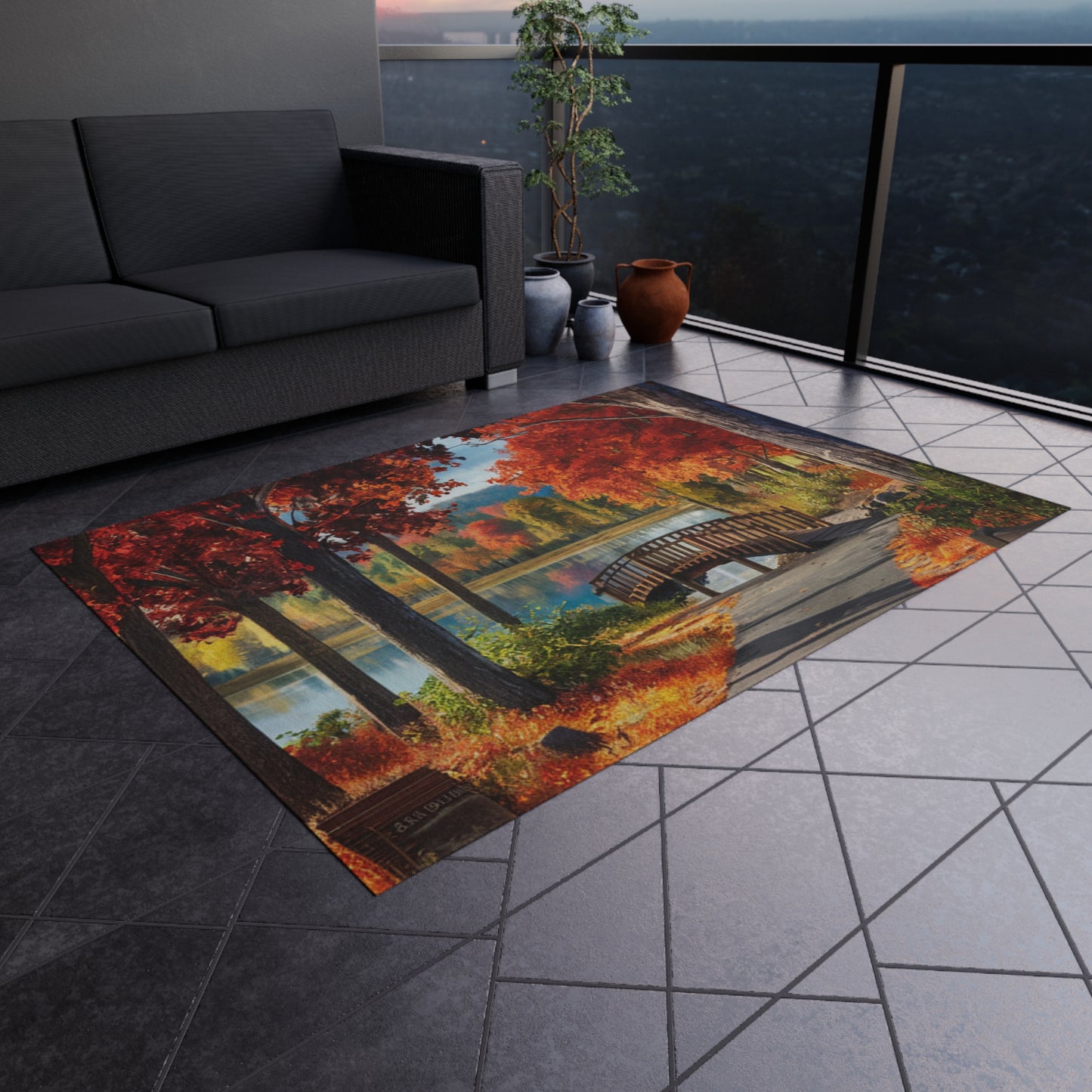 Autumn Day Outdoor Rug