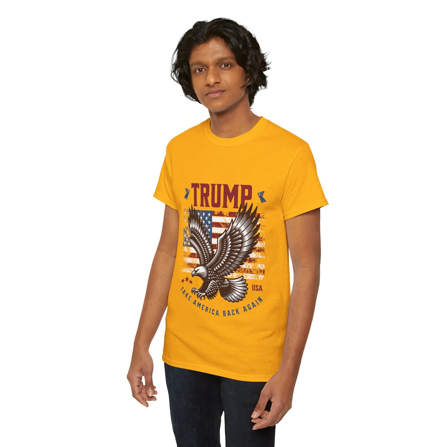 Trump MAGA Eagle Unisex Heavy Cotton Tee