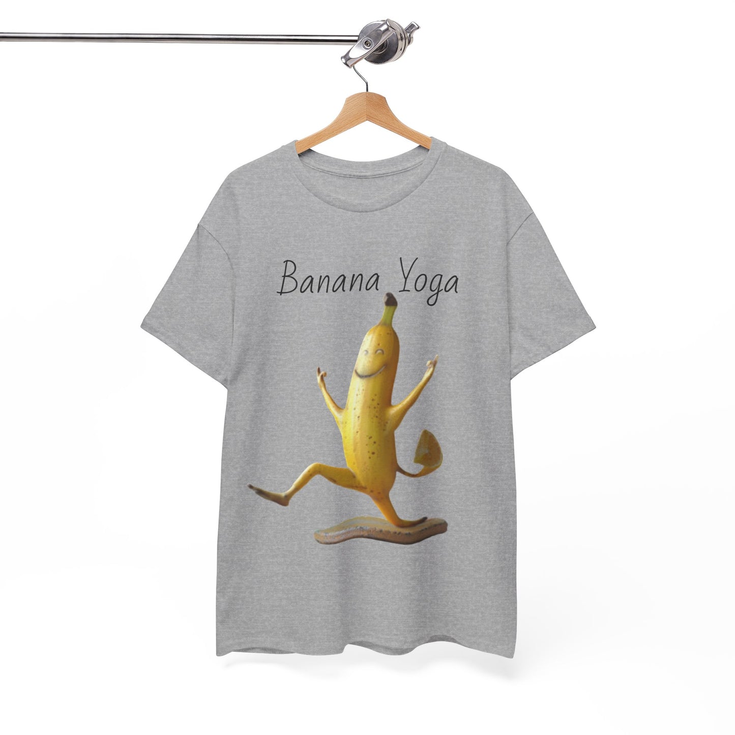 Banana Yoga2 Unisex Heavy Cotton Tee