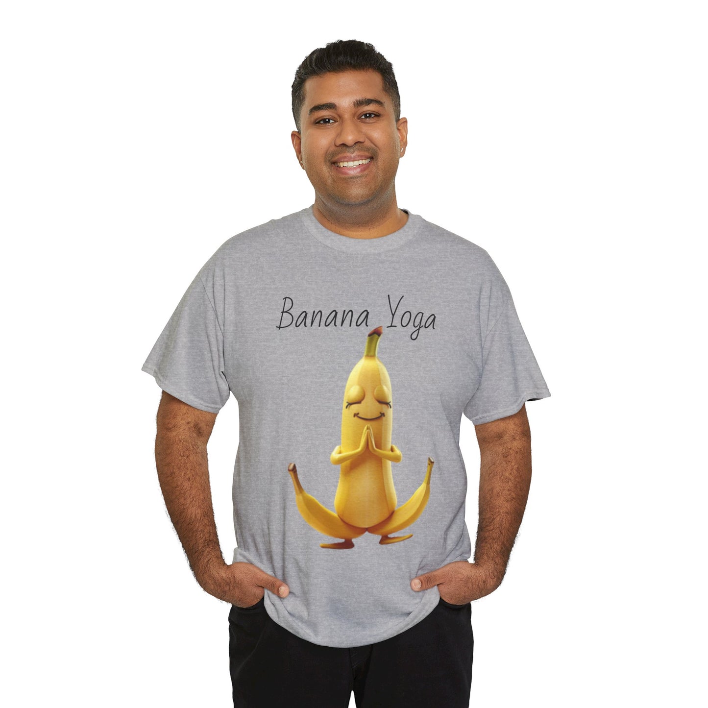 Banana Yoga Unisex Heavy Cotton Tee