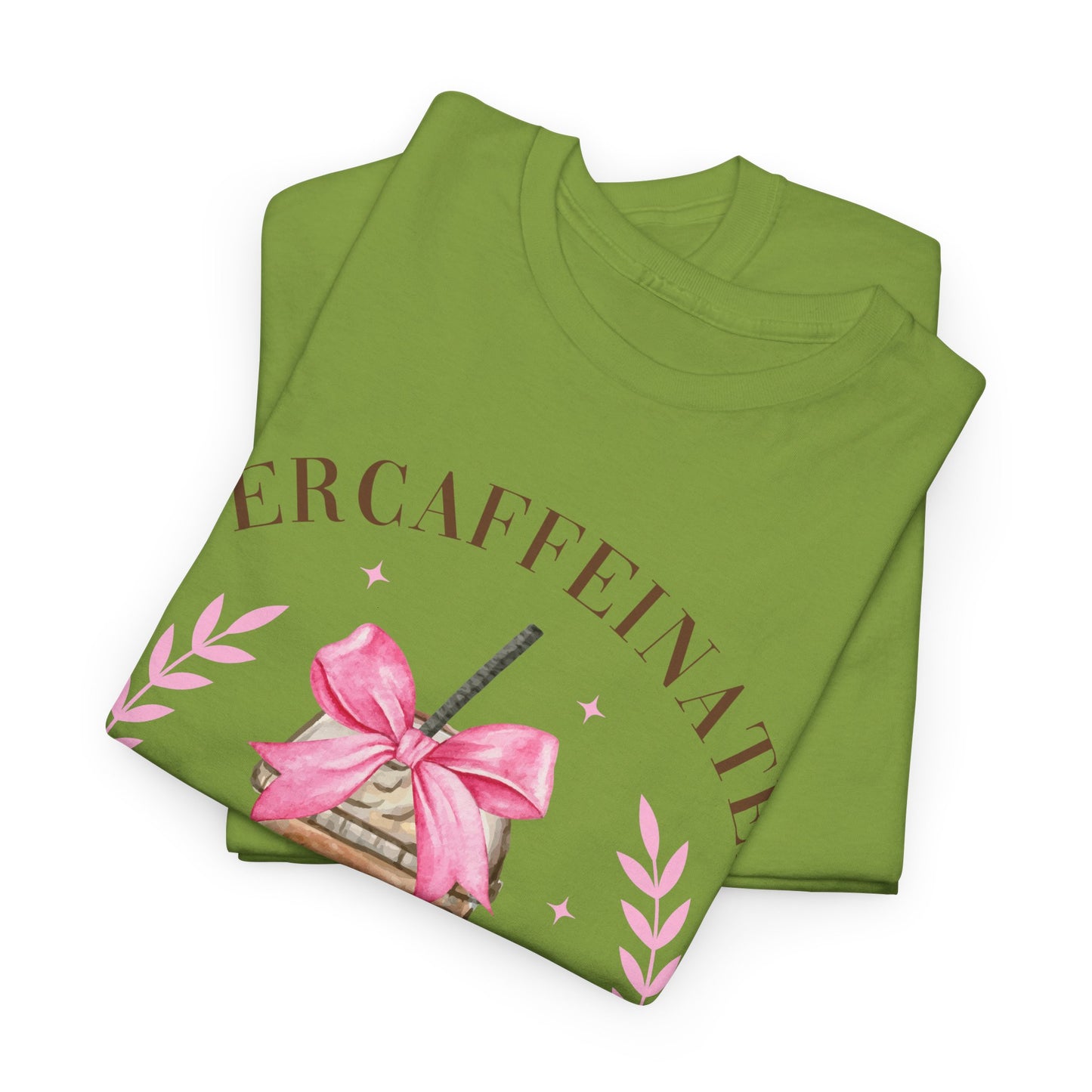 Over-caffeinated Mom Unisex Heavy Cotton Tee