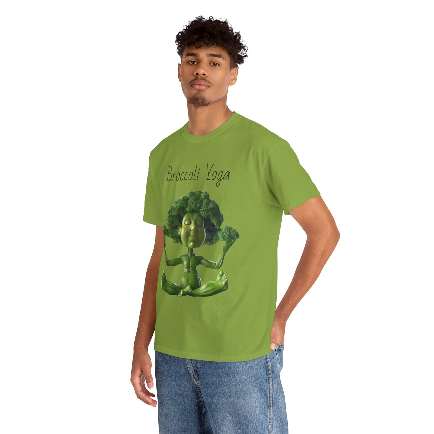 Broccoli Yoga Unisex Heavy Cotton Tee