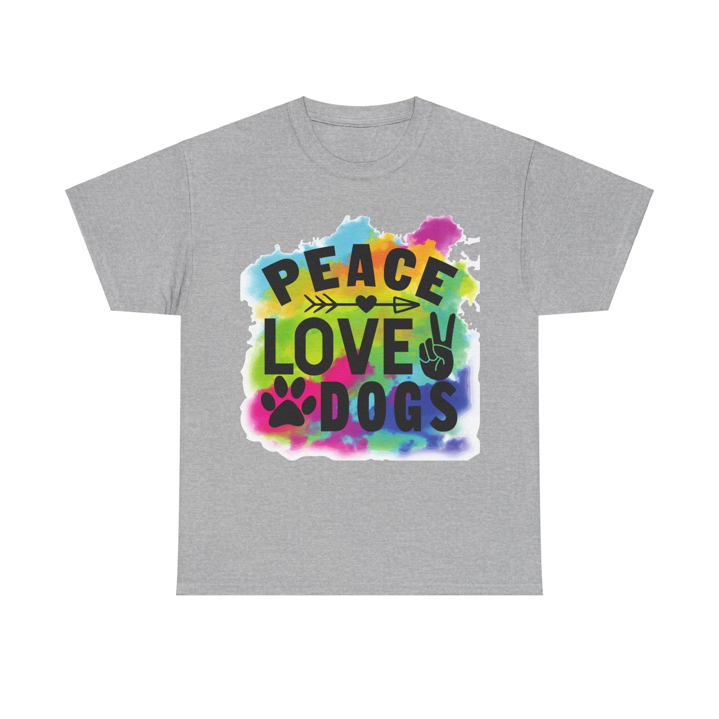 Peace Love Dogs Unisex Heavy Cotton Tee