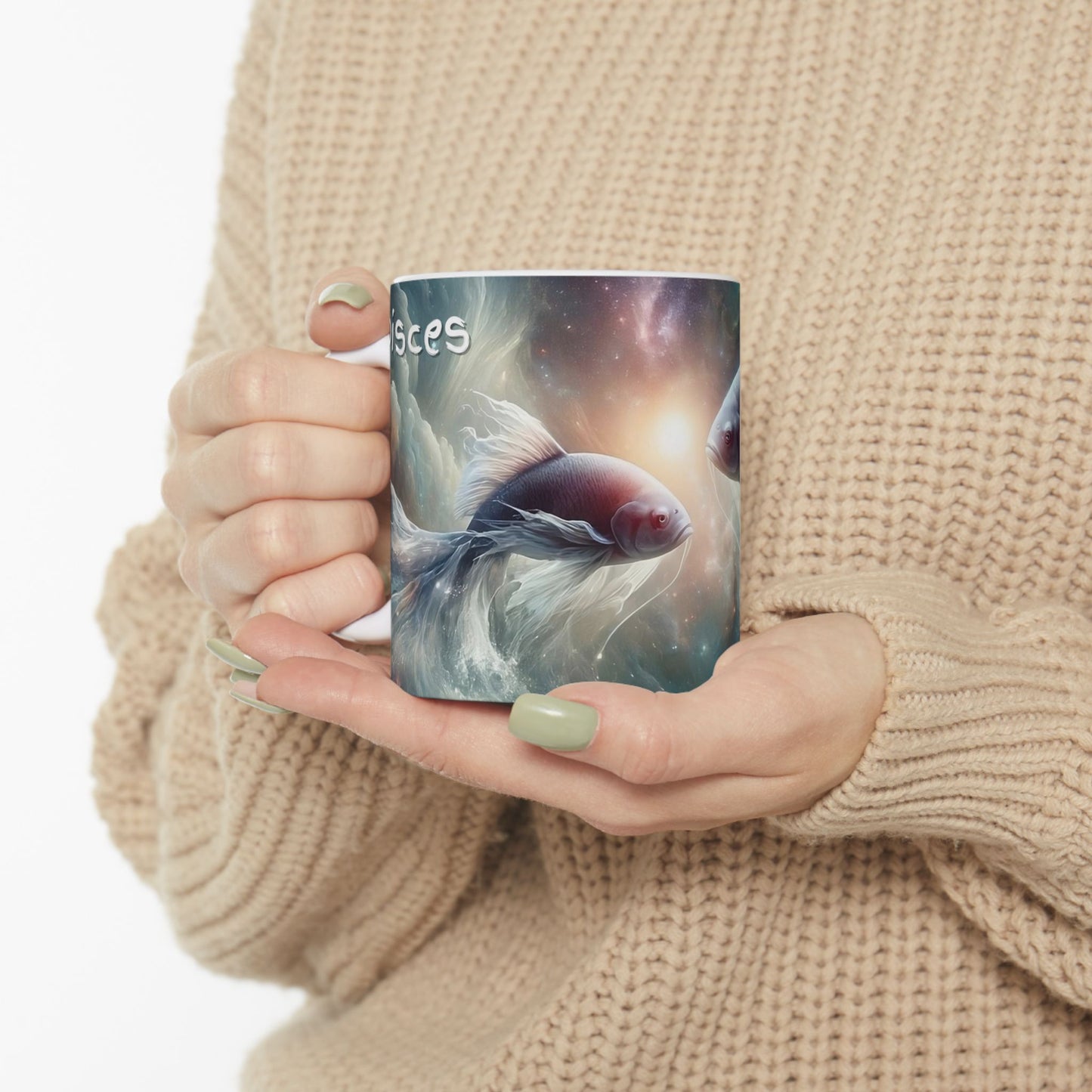 Pisces Ceramic Mug, 11oz