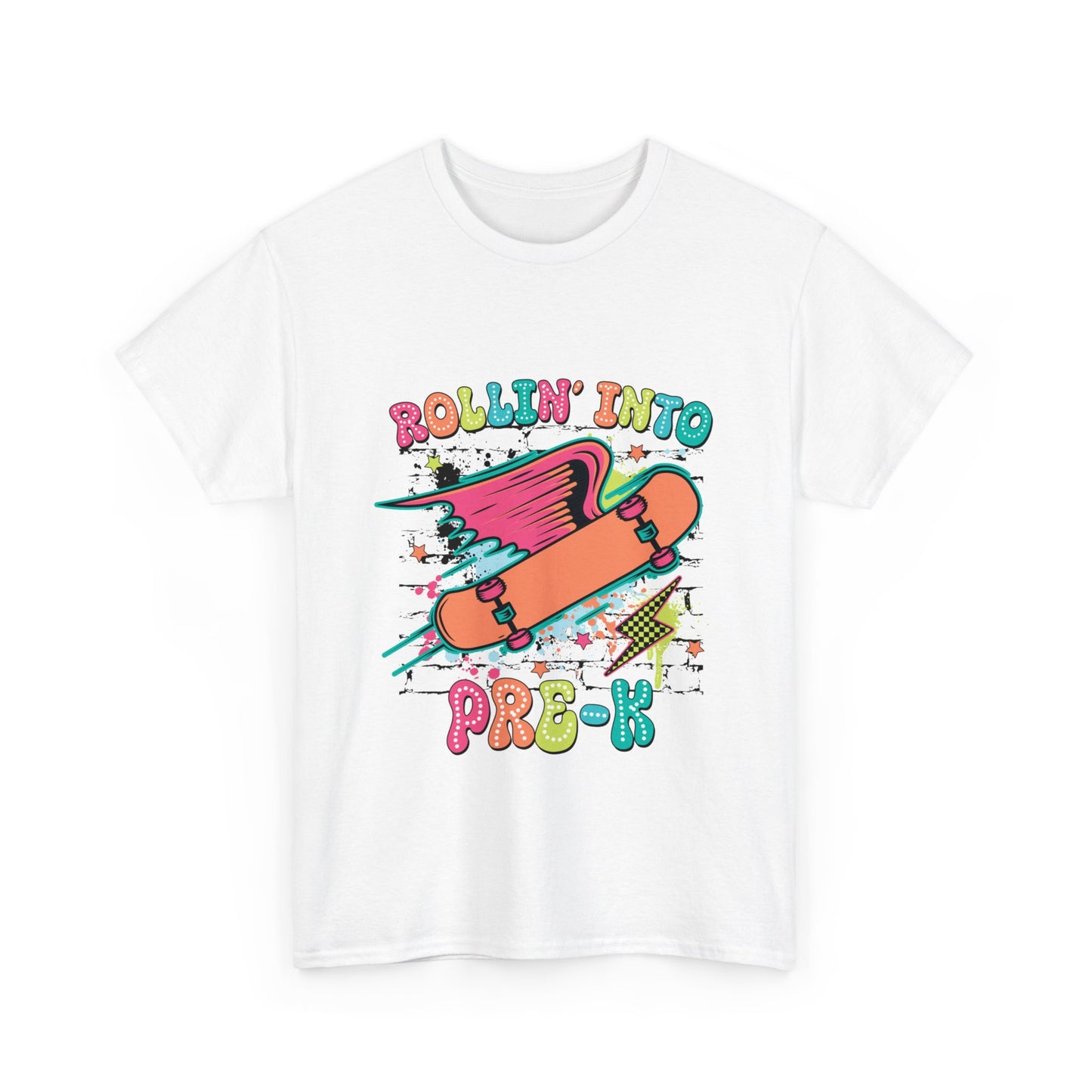 Rockin Into Pre K Unisex Heavy Cotton Tee