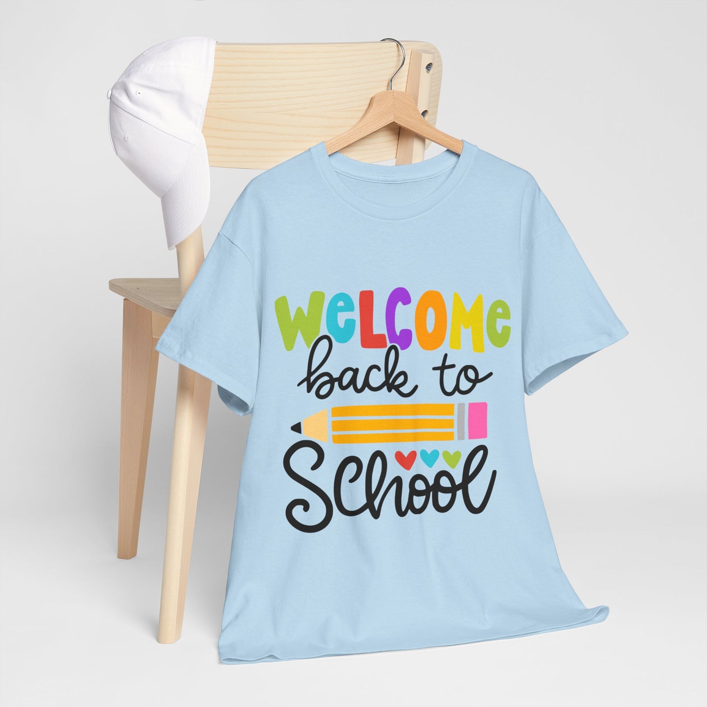 Welcome Back To School Unisex Heavy Cotton Tee