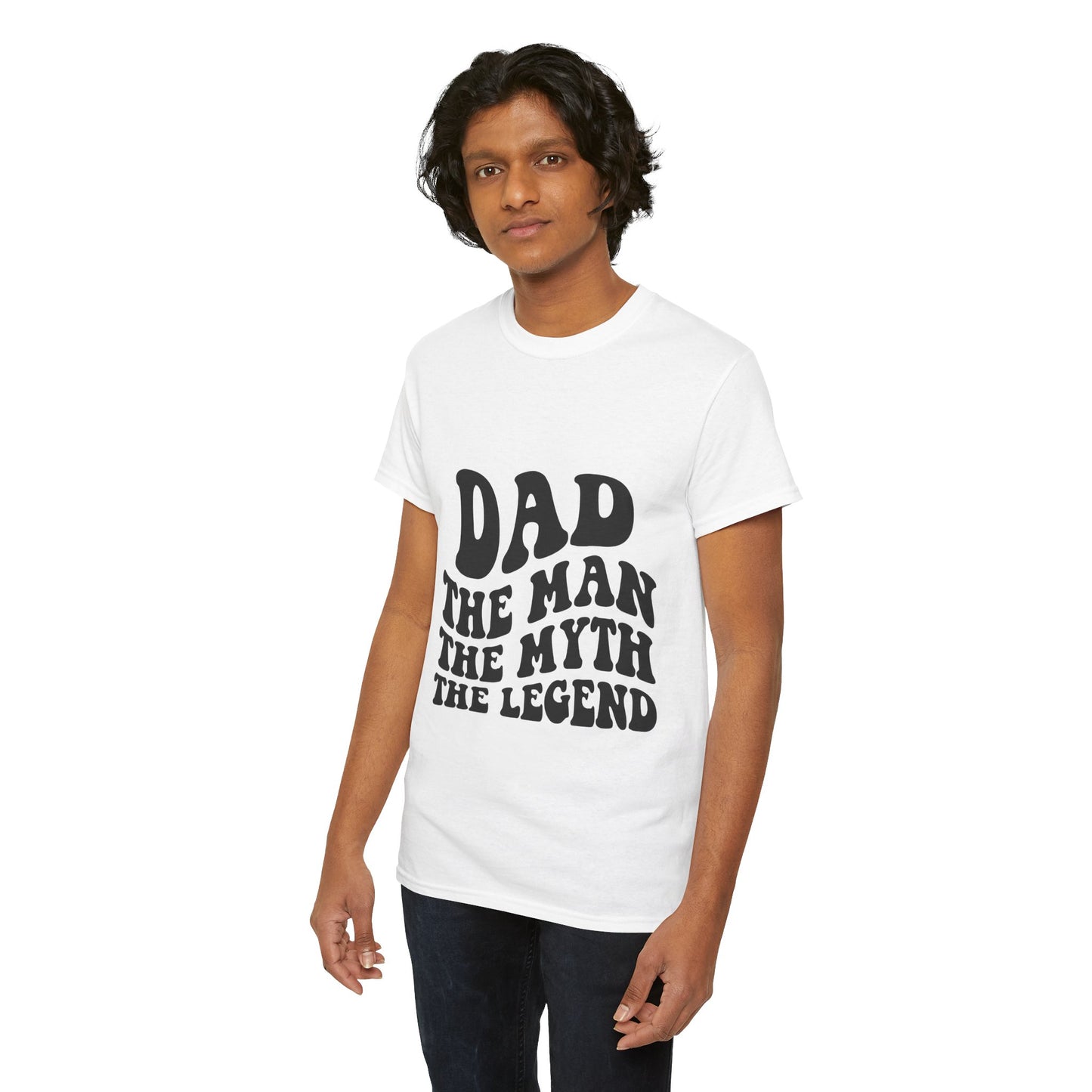 Dad Man Myth Legend Unisex Heavy Cotton Tee