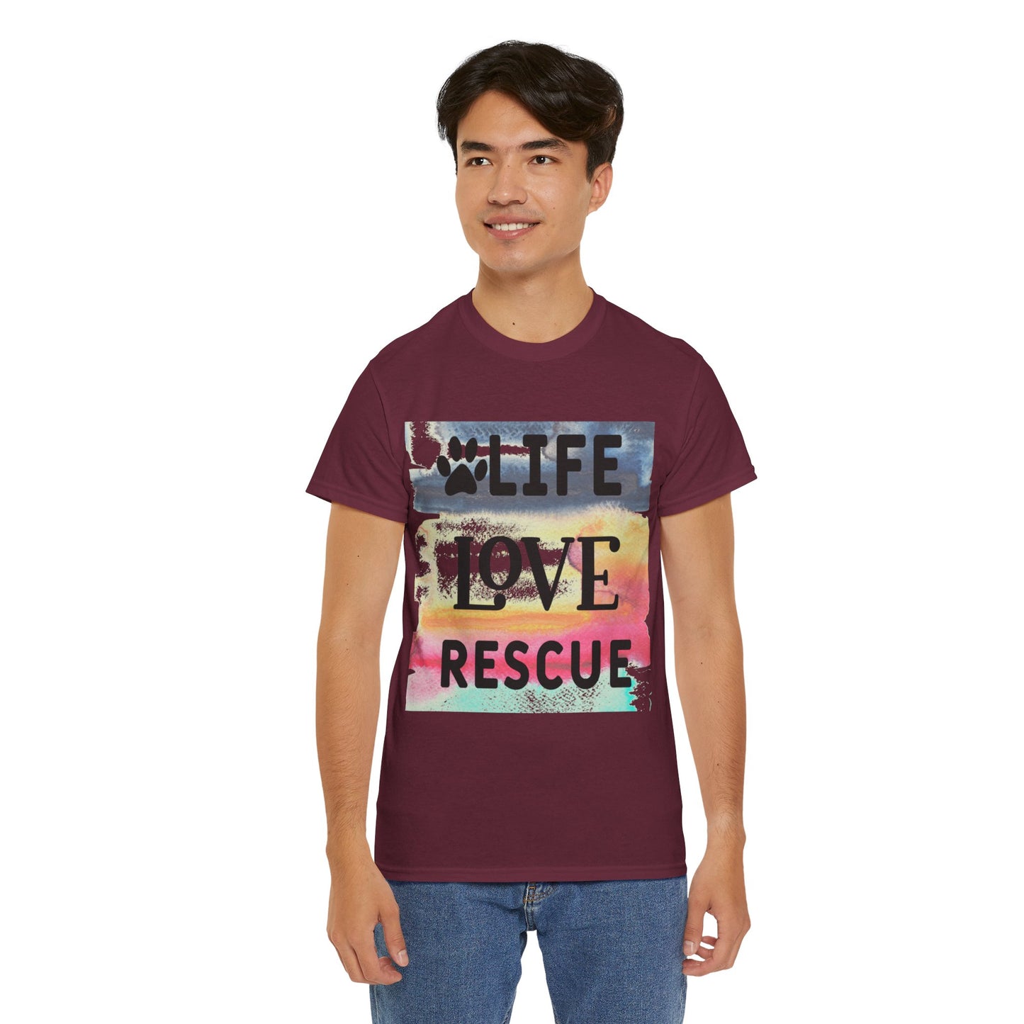 Life Love Rescue Unisex Heavy Cotton Tee