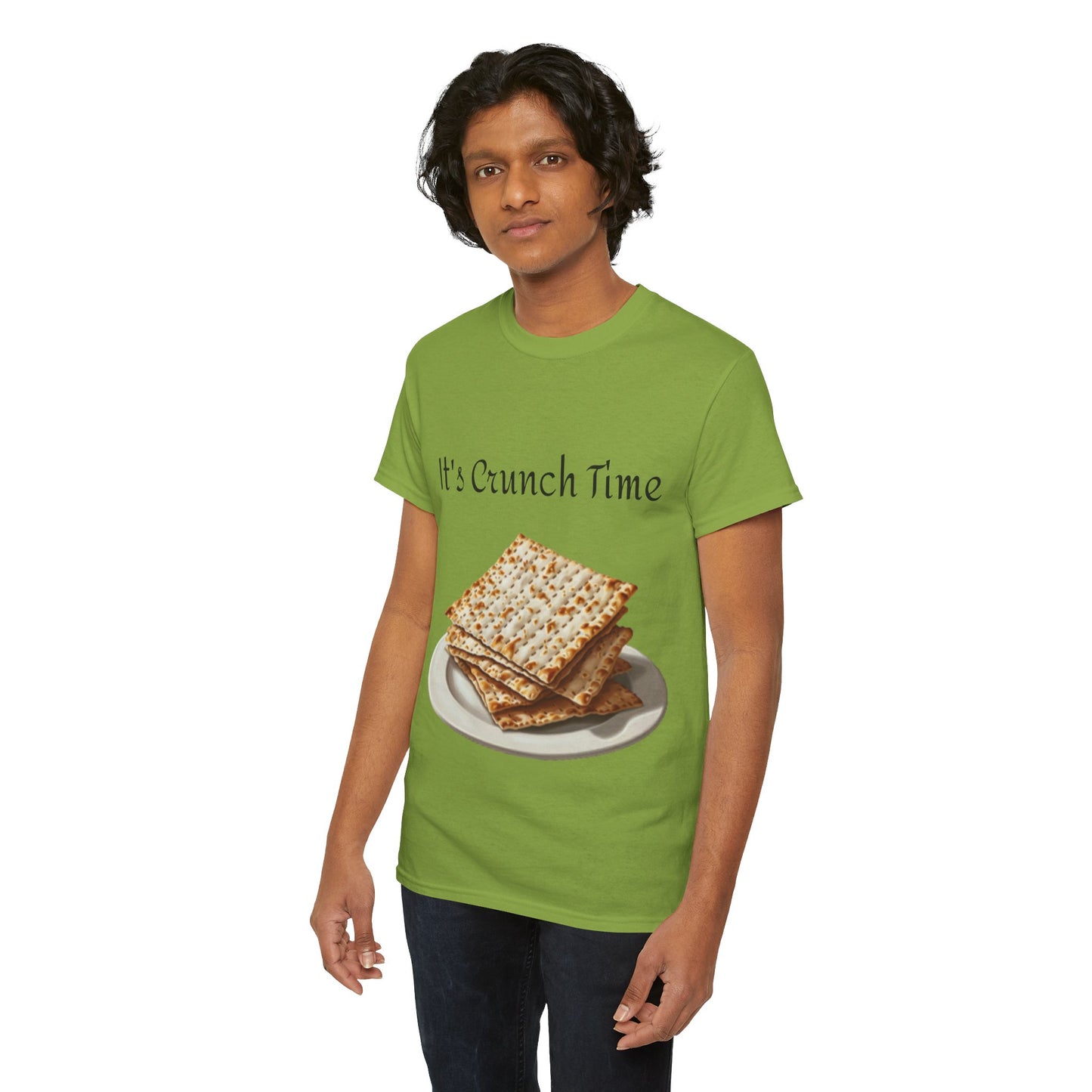 It's Crunch Time Matza Unisex Heavy Cotton Tee