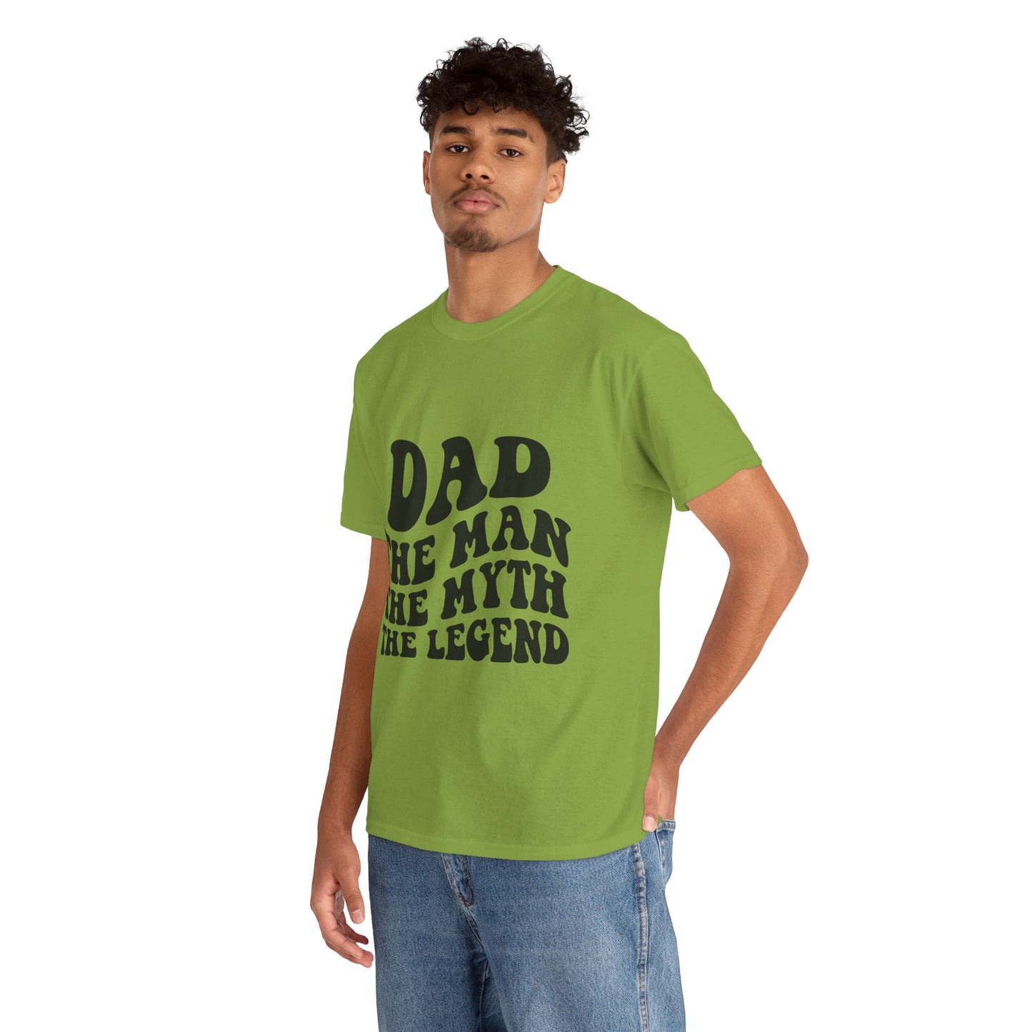 Dad Man Myth Legend Unisex Heavy Cotton Tee